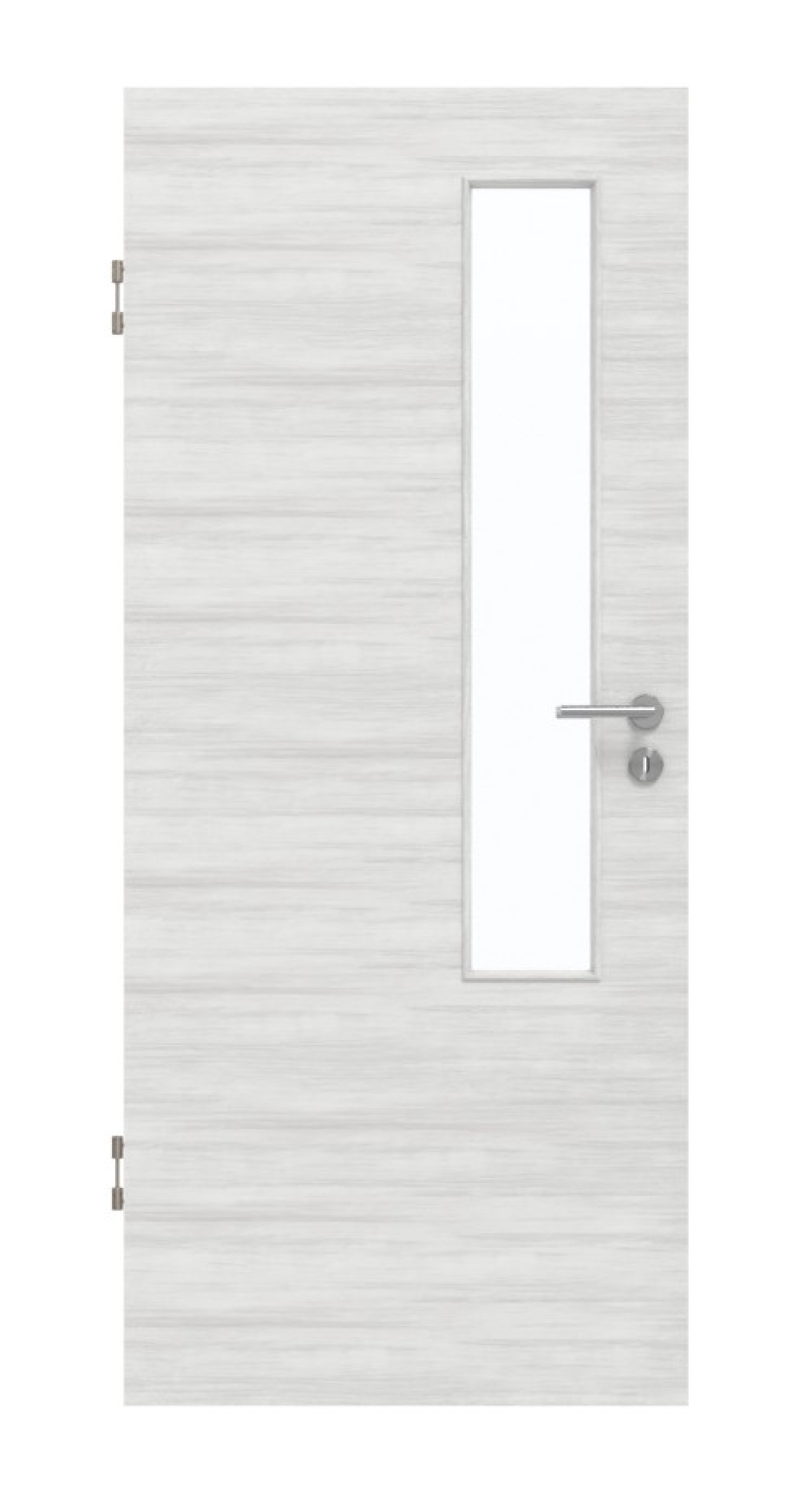 GARANT Schallschutztür Quer Authentic Grigio GCK08 mit Lichtausschnitt LA-5 schlossseitig