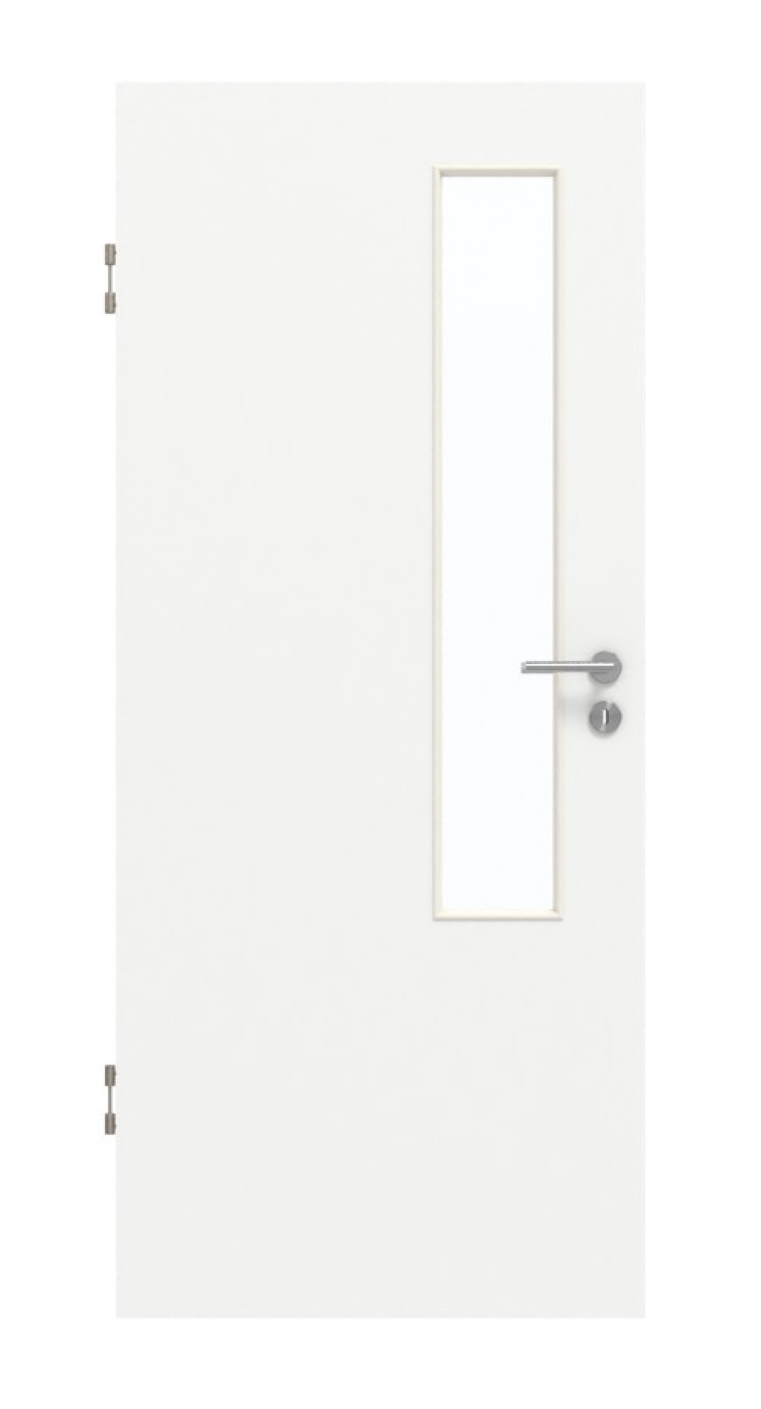 GARANT Schallschutztür U11209SD Edelweiß GHK08 mit Lichtausschnitt LA-5 schlossseitig