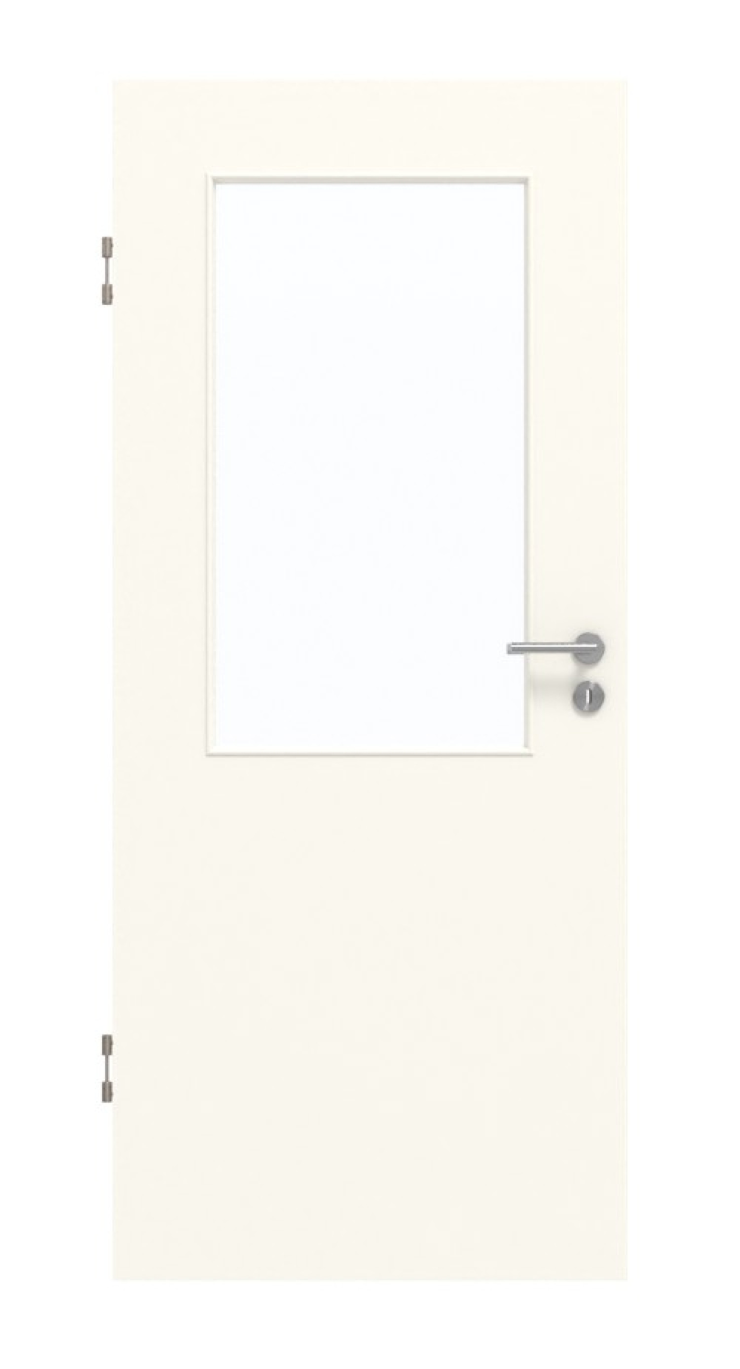 GARANT Schallschutztür 0105-60 Pearl White CePaL mit Lichtausschnitt LA-6