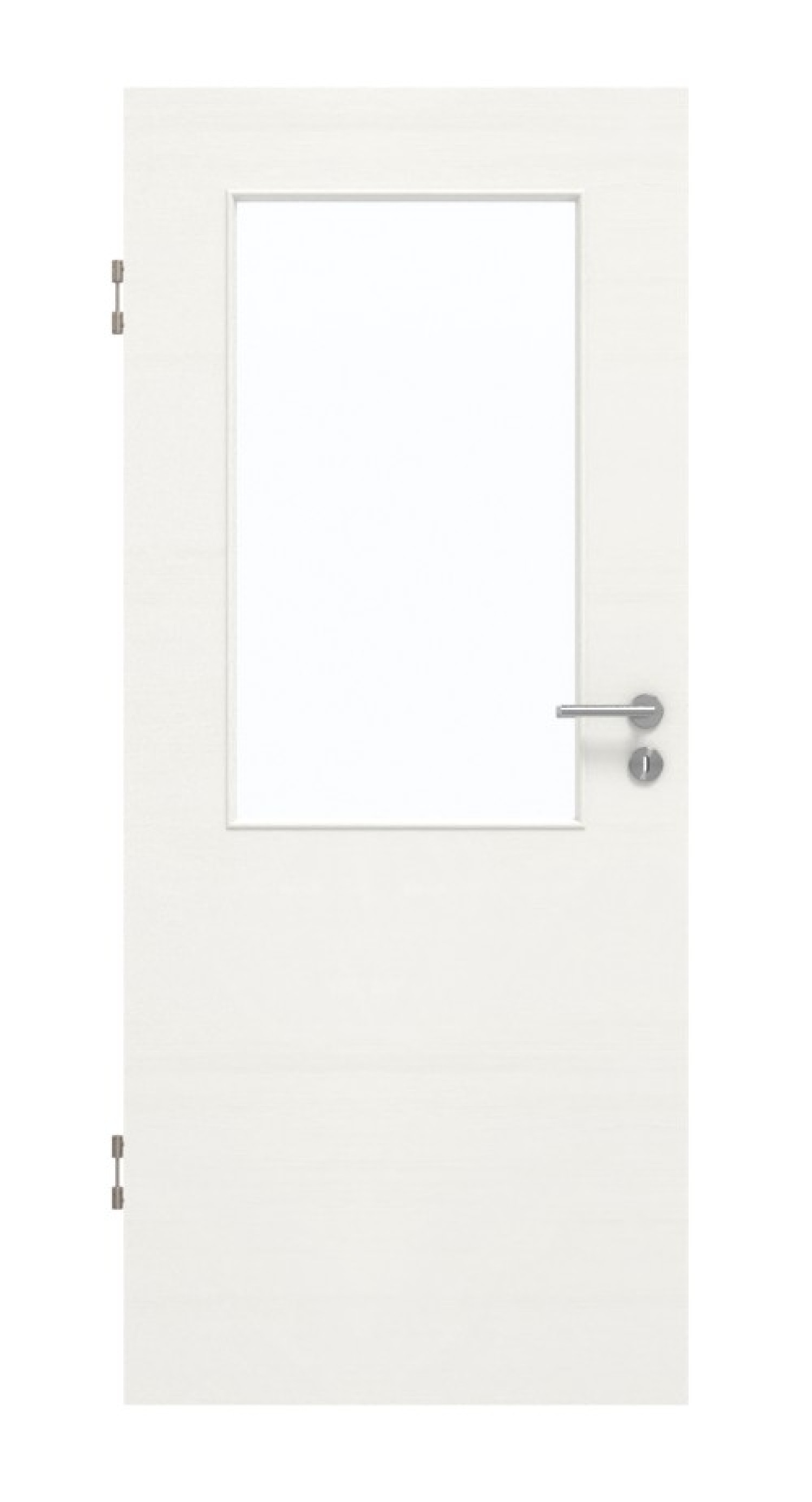 GARANT Schallschutztür Quer Authentic Bianco CePaL mit Lichtausschnitt LA-6