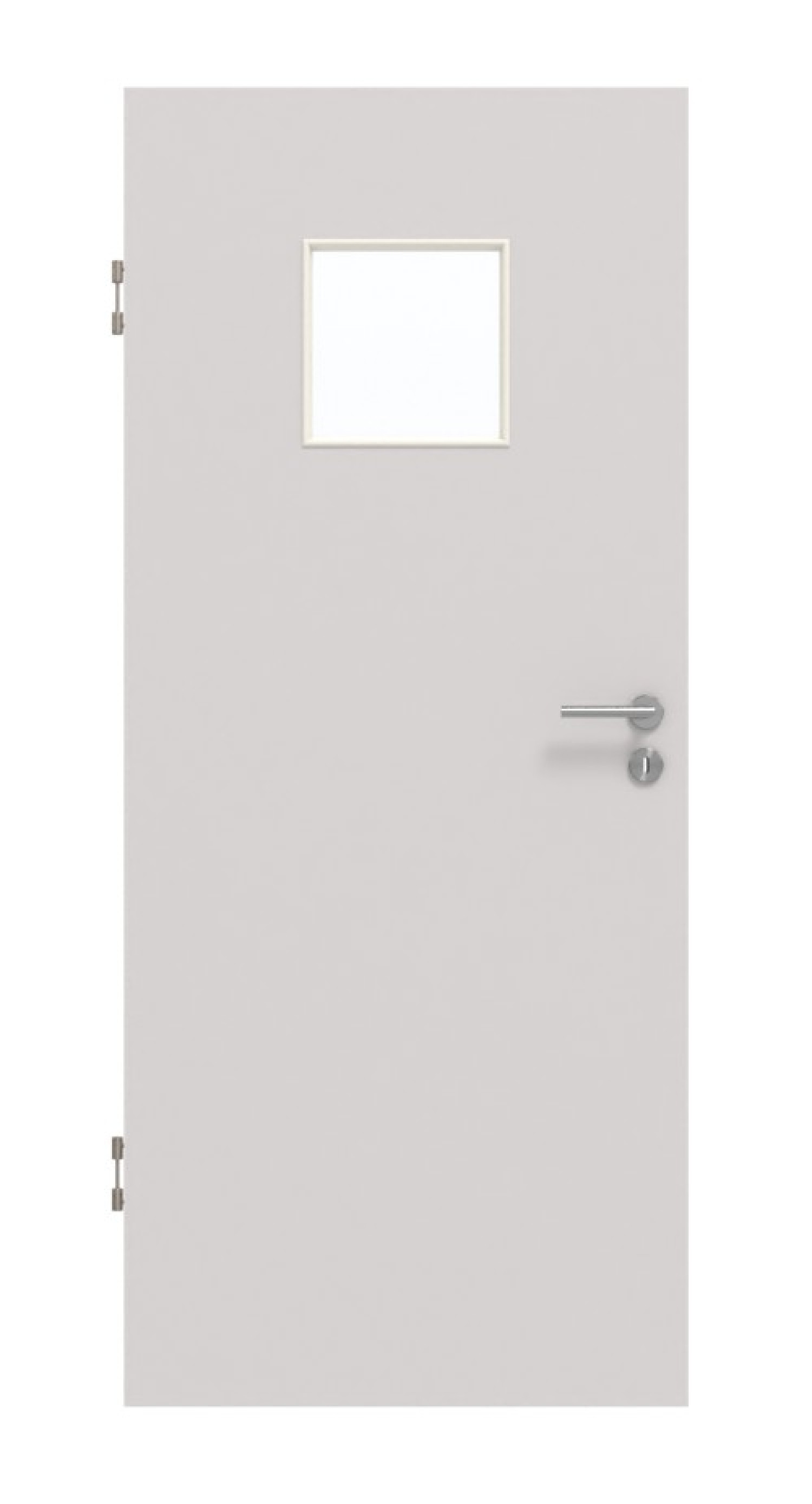 GARANT Schallschutztür U12188SD Lichtgrau GHK08 mit Lichtausschnitt LA-7