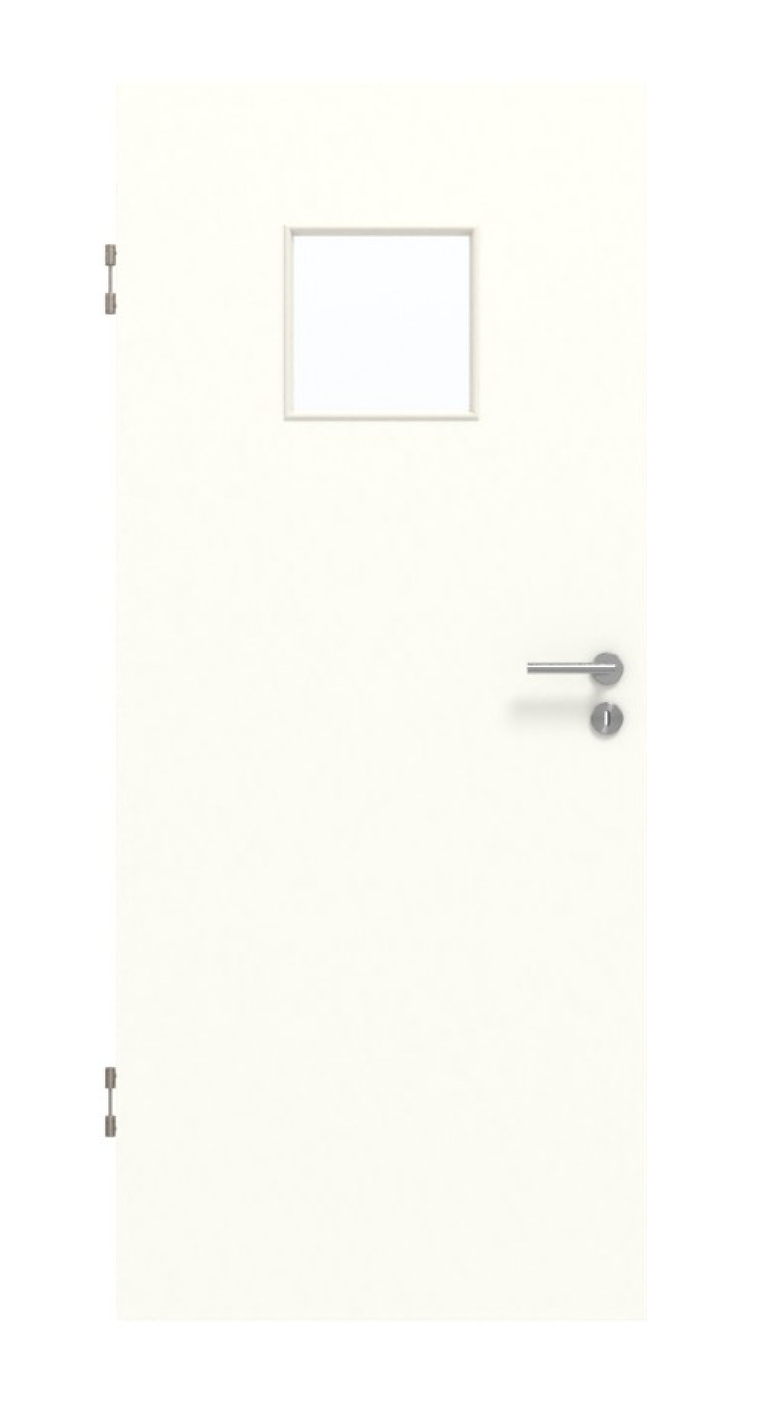 GARANT Schallschutztür W1000ST3 Premium Weiß GHK08 mit Lichtausschnitt LA-7