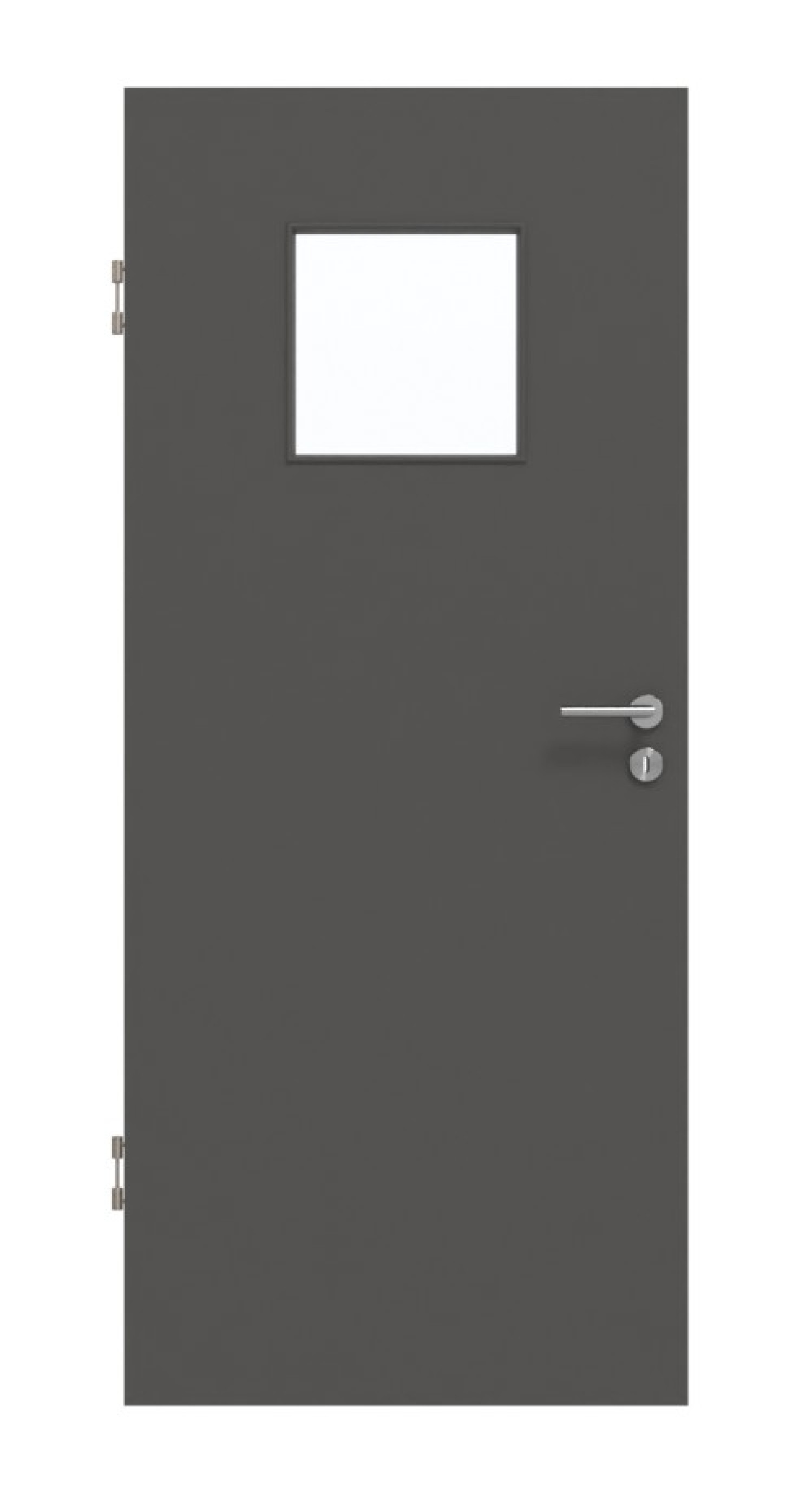GARANT Schallschutztür 10622-60 Ebony CePaL mit Lichtausschnitt LA-8
