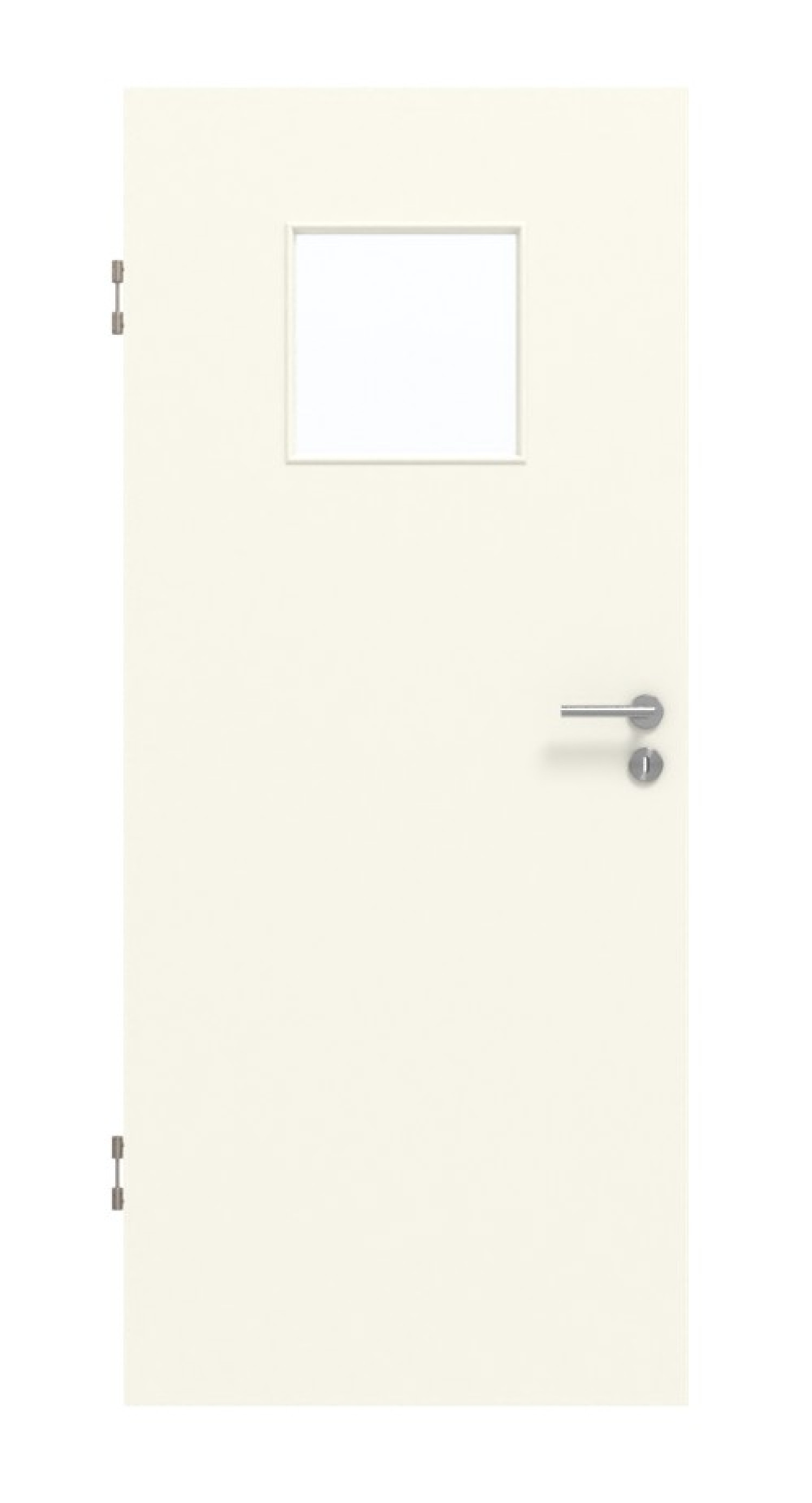 GARANT Schallschutztür 9417-60 Snow White CePaL mit Lichtausschnitt LA-8