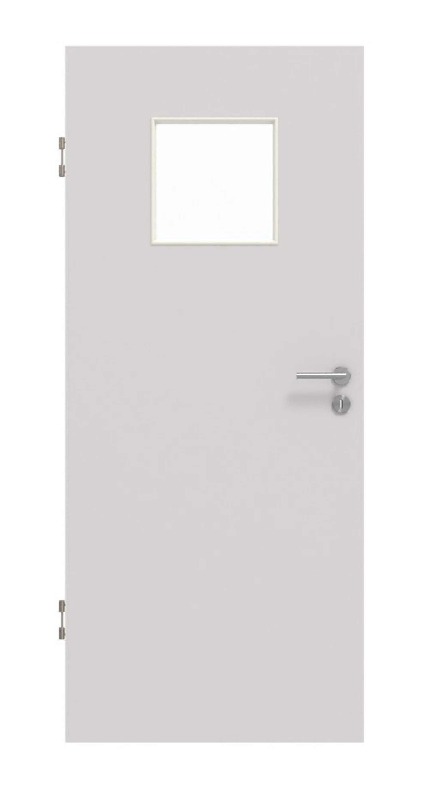 GARANT Schallschutztür U12188SD Lichtgrau GHK08 mit Lichtausschnitt LA-8