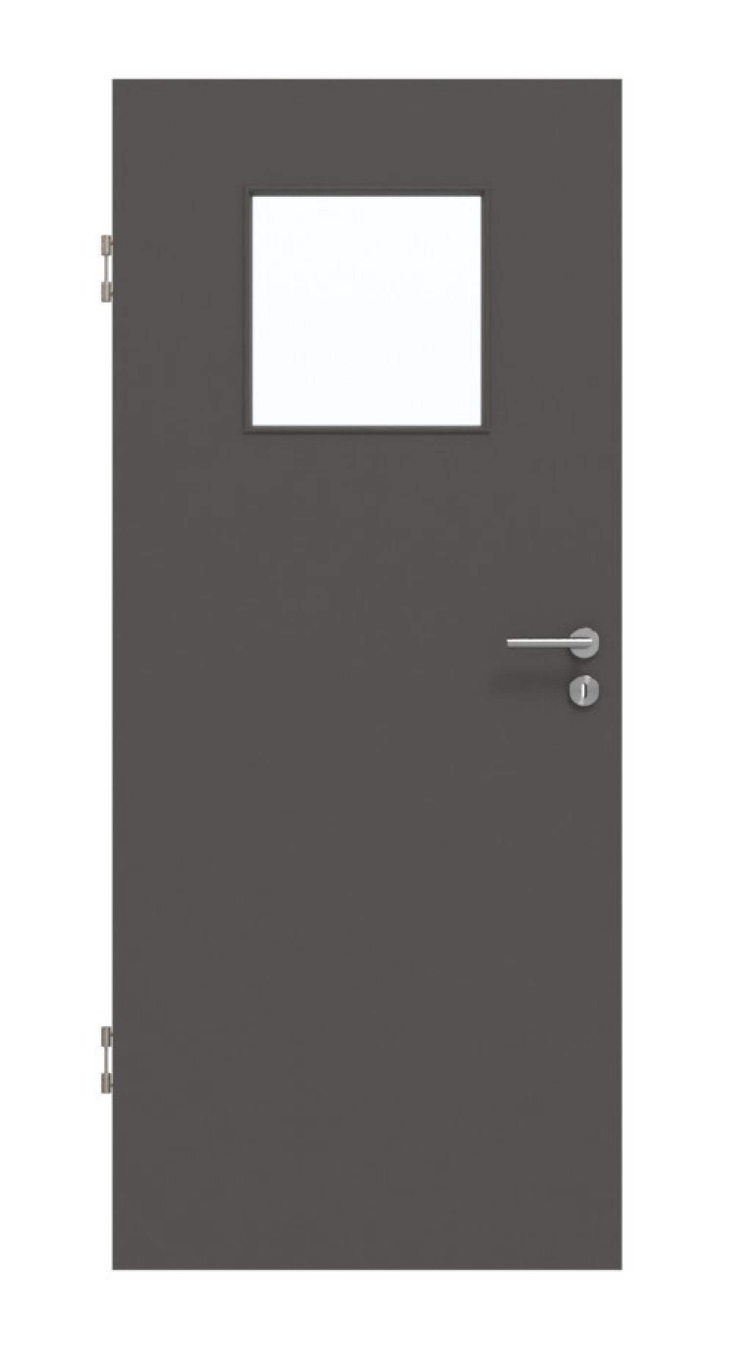 GARANT Schallschutztür 10622-60 Ebony CePaL mit Lichtausschnitt LA-9