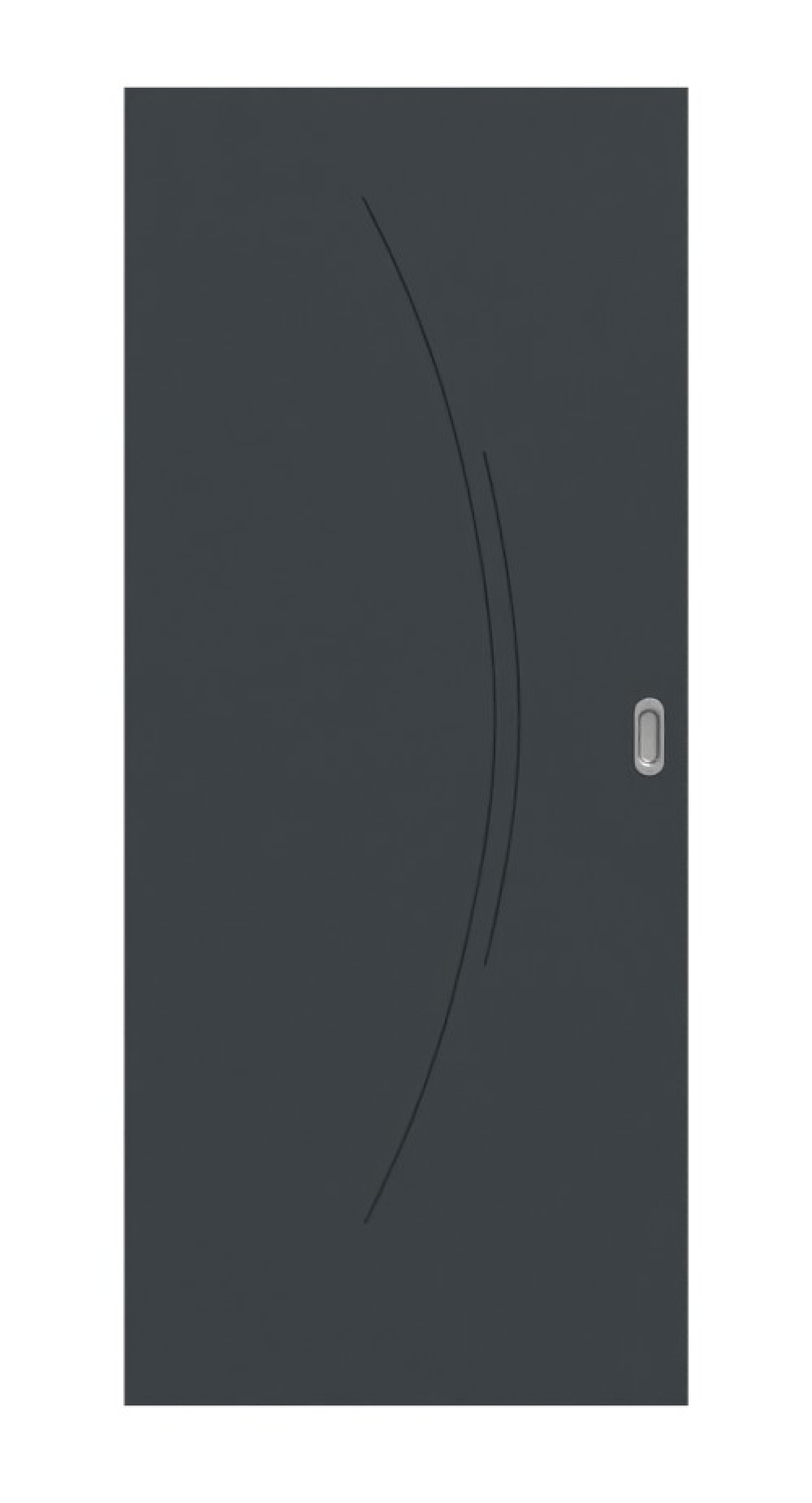 HÖRMANN Schiebetür Groove 49 Anthrazit RAL 7016 Lack DesignLine