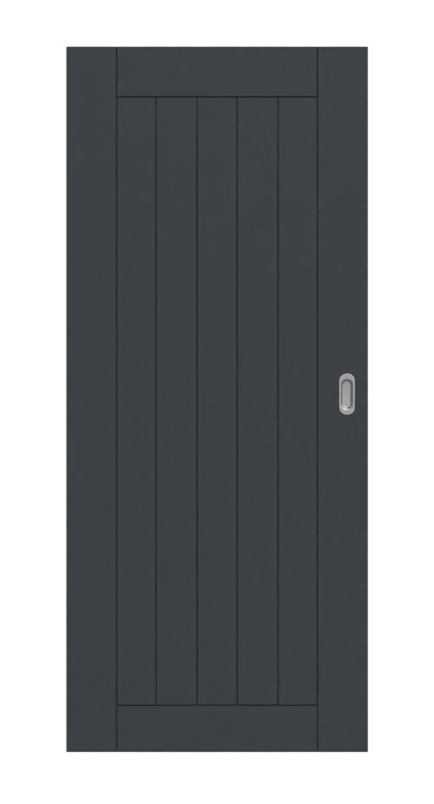 HÖRMANN Schiebetür Groove 54 Anthrazitgrau Lack DesignLine