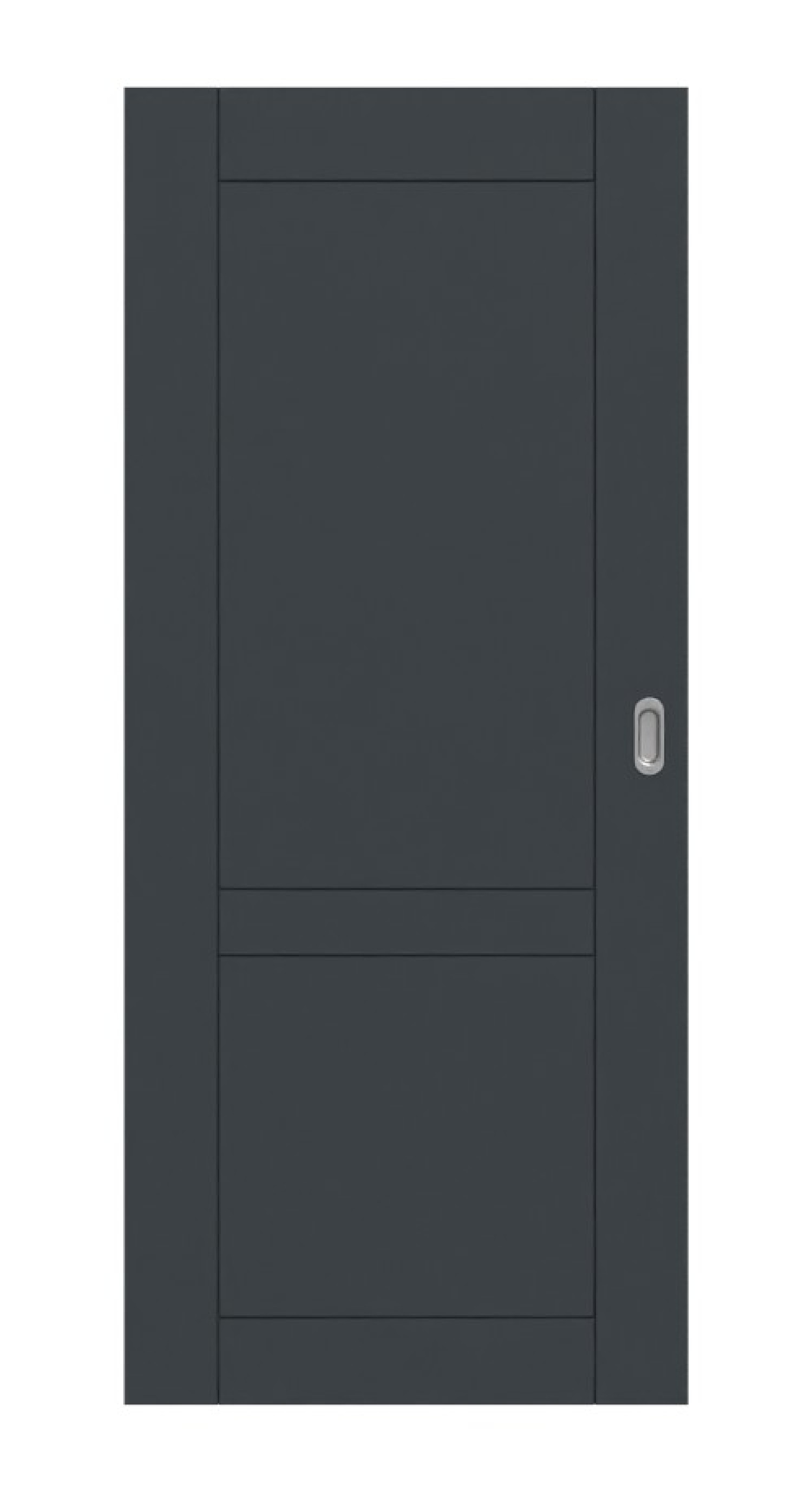 HÖRMANN Schiebetür Groove 92 Anthrazit RAL 7016 Lack DesignLine