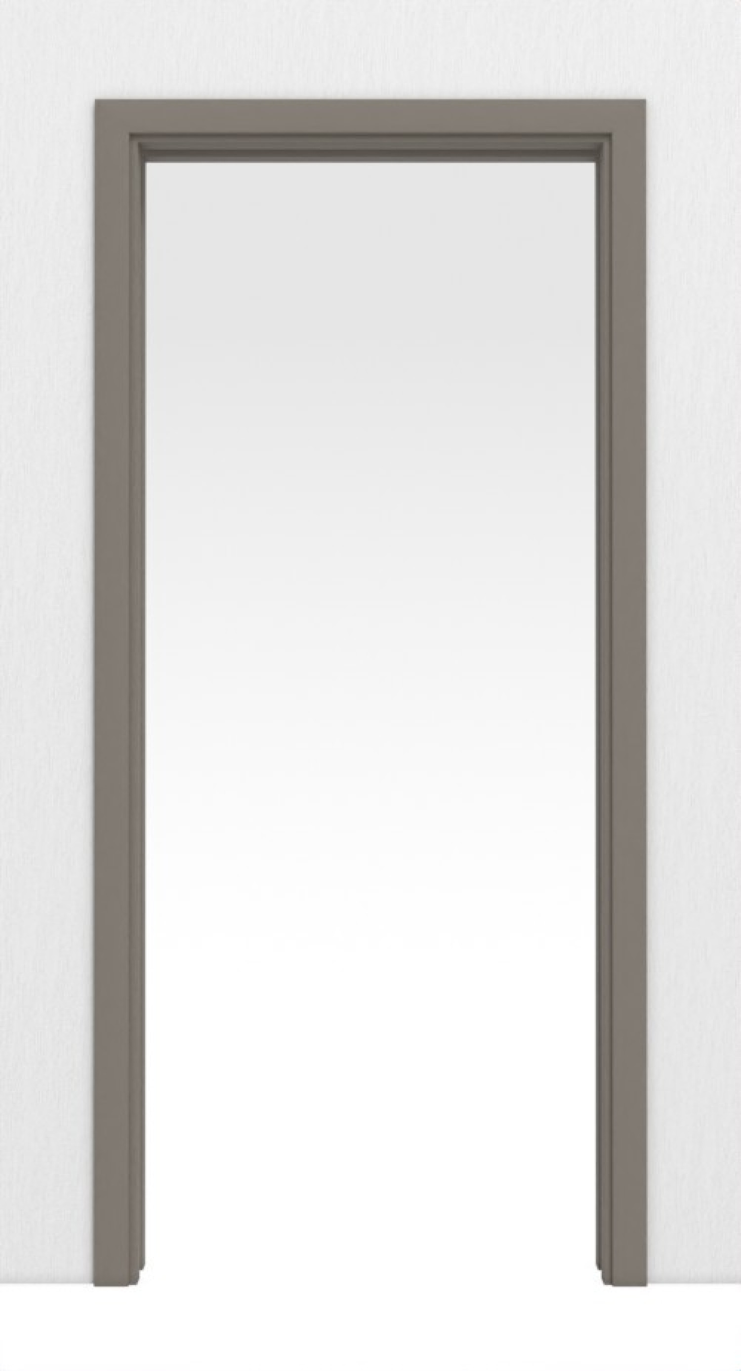 HÖRMANN Schiebetürsystem in der Wand laufend Taupe RAL 7048 Lack ProLine mit Zarge