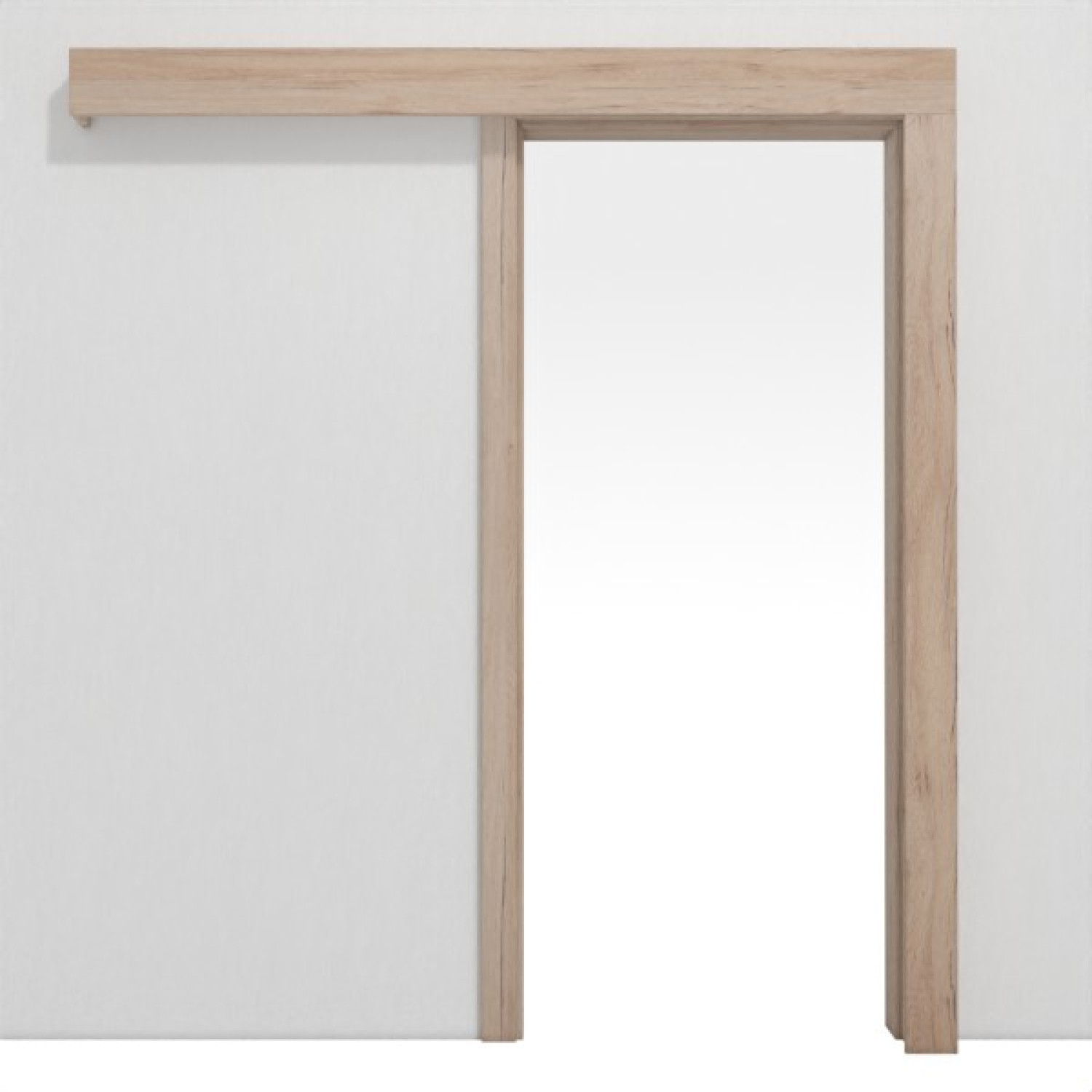 Bild von Schiebetür-System Classic vor der Wand laufend Duritop Eiche Barrique - Jeld-Wen