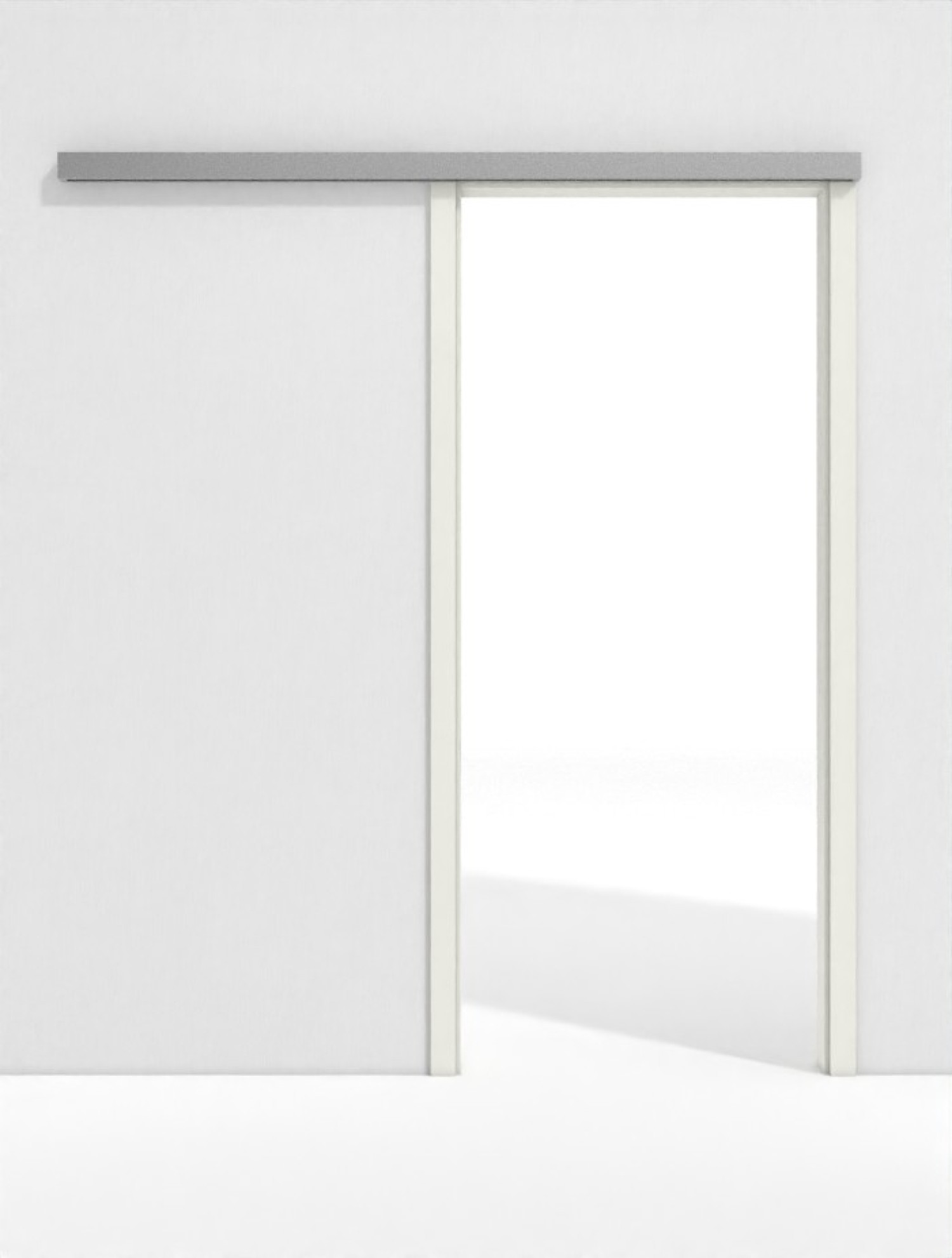 GARANT Line-Schiebetürsystem vor der Wand laufend 0135-60 Rain Resopal