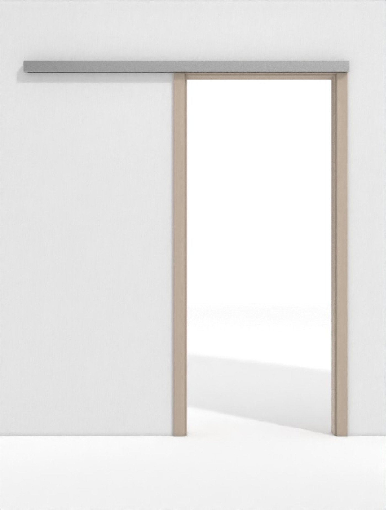 GARANT Line-Schiebetürsystem vor der Wand laufend Authentic Akazie CePaL
