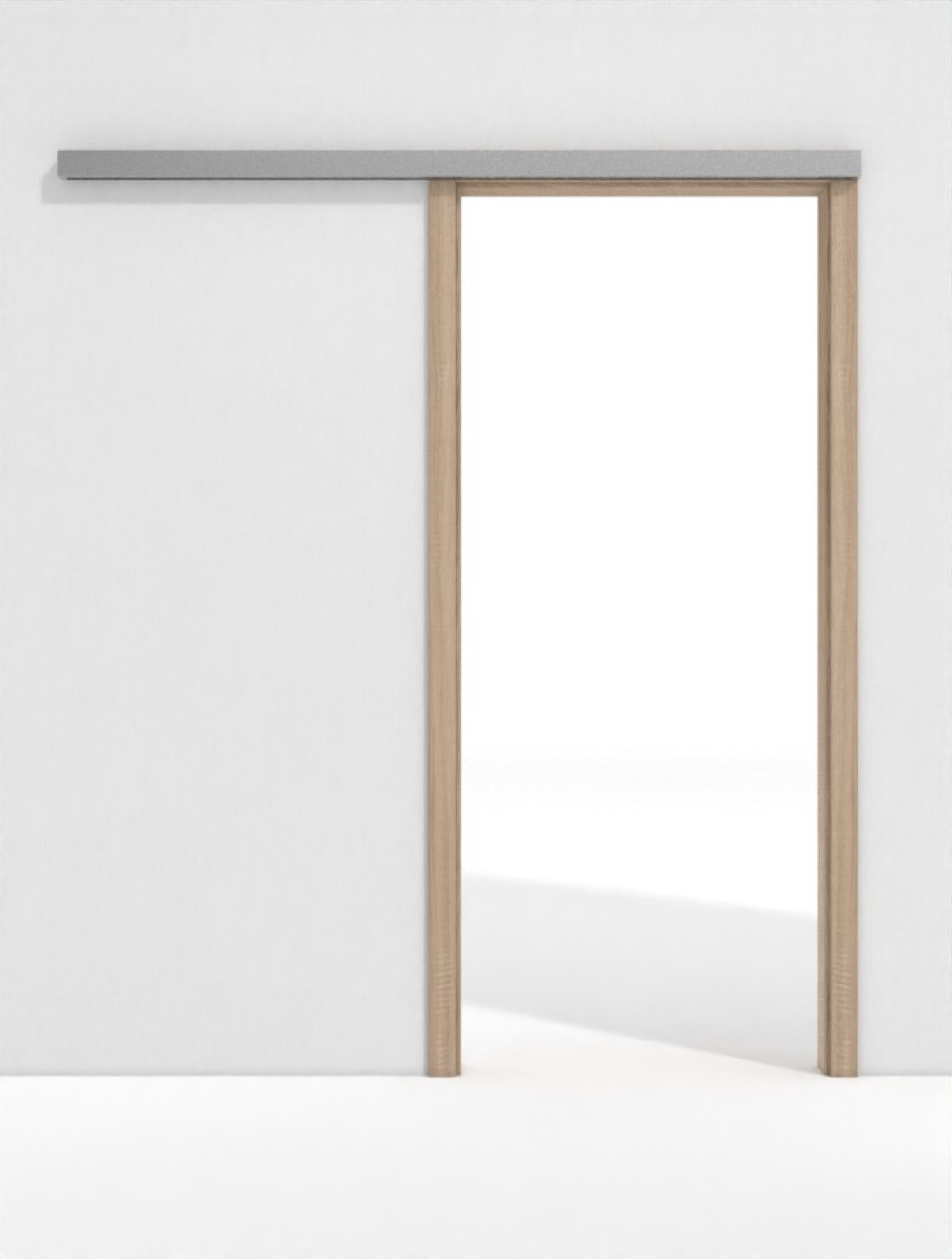 GARANT Line-Schiebetürsystem vor der Wand laufend Authentic Eiche CePaL
