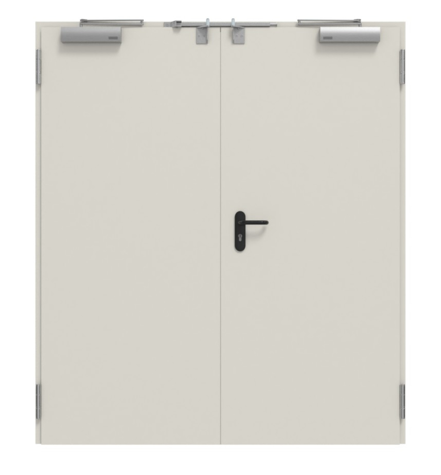 TECKENTRUP Innentür-Set 2-flg. Stahl mit Feuerschutzfunktion T90-2 FSA-62 inkl. Eckzarge