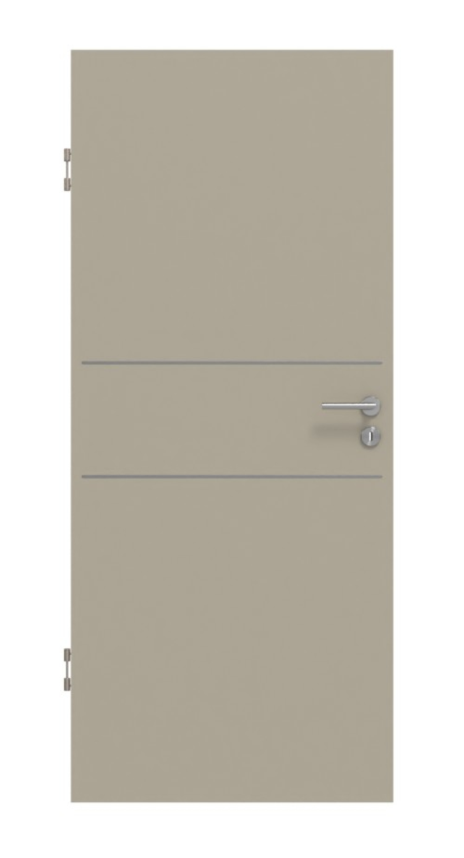GARANT Wärmeschutztür Aura 832 Matt Seidengrau 7044 G-TEC
