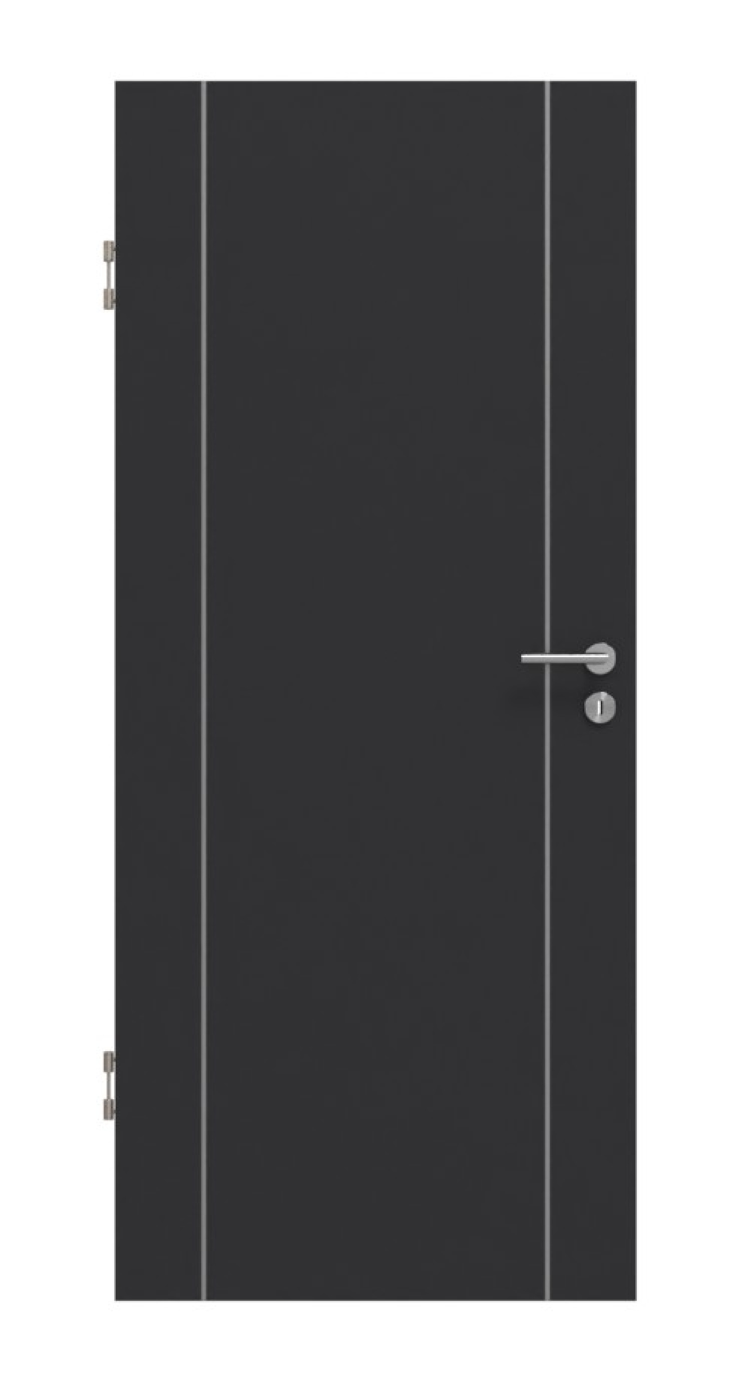 GARANT Wärmeschutztür Aura 851 Matt RAL 9005 G-TEC