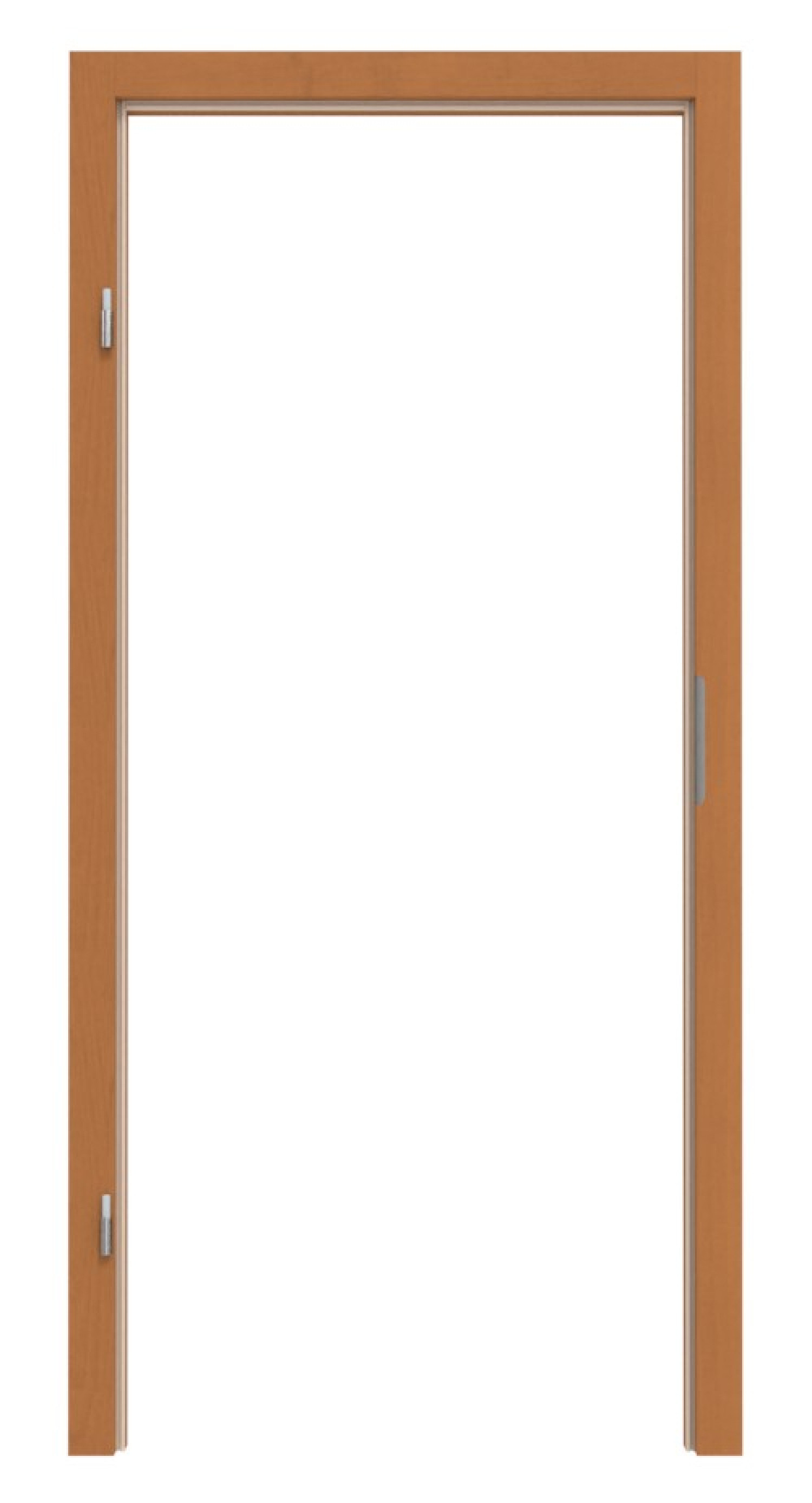 Blendrahmen Buche furniert lackiert mit eckiger Kante 80x60mm - Deine Tür