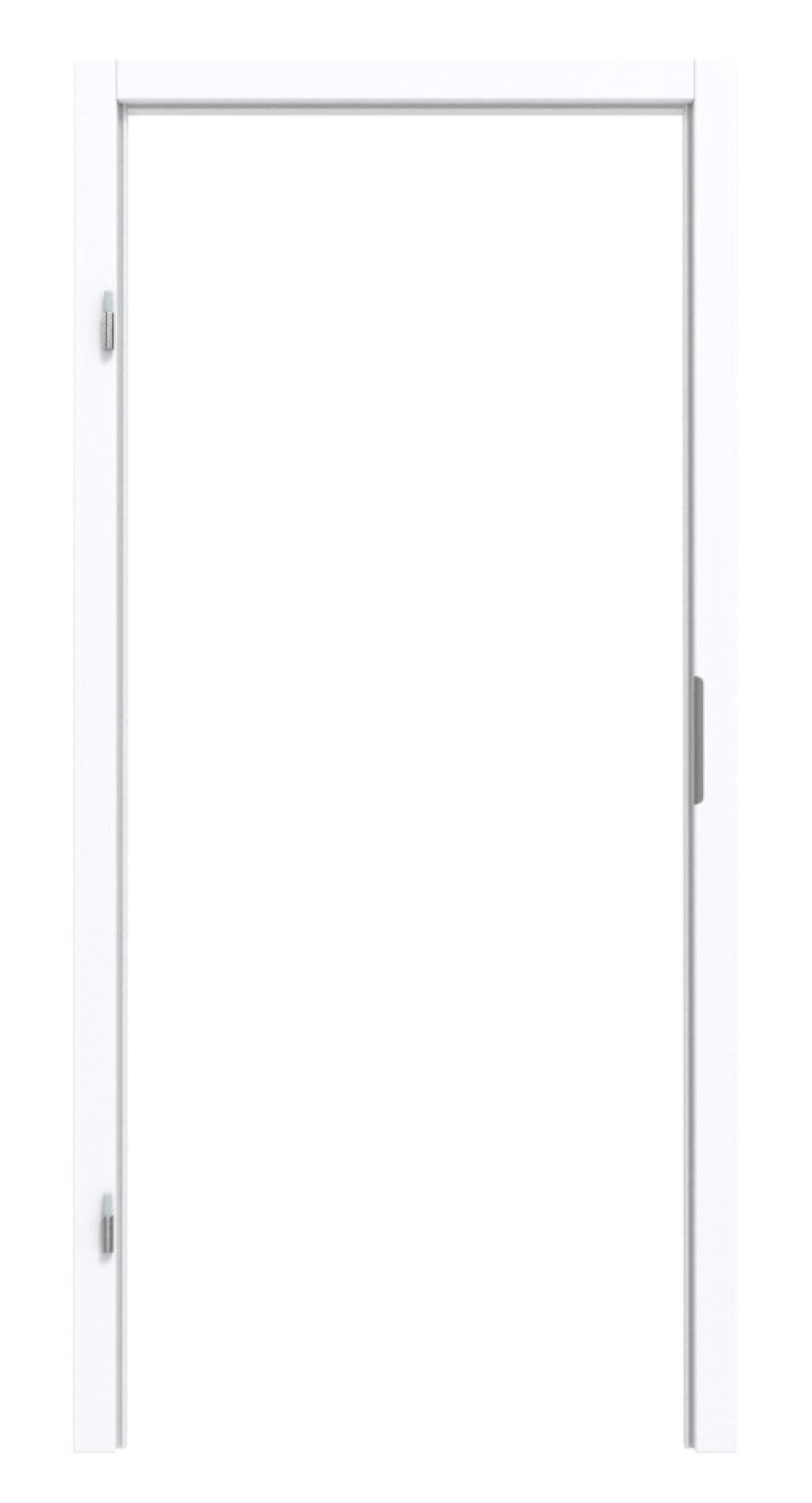 Blendrahmen D 354-60 Designer White Resopal mit eckiger Kante 80x60mm - Deine Tür