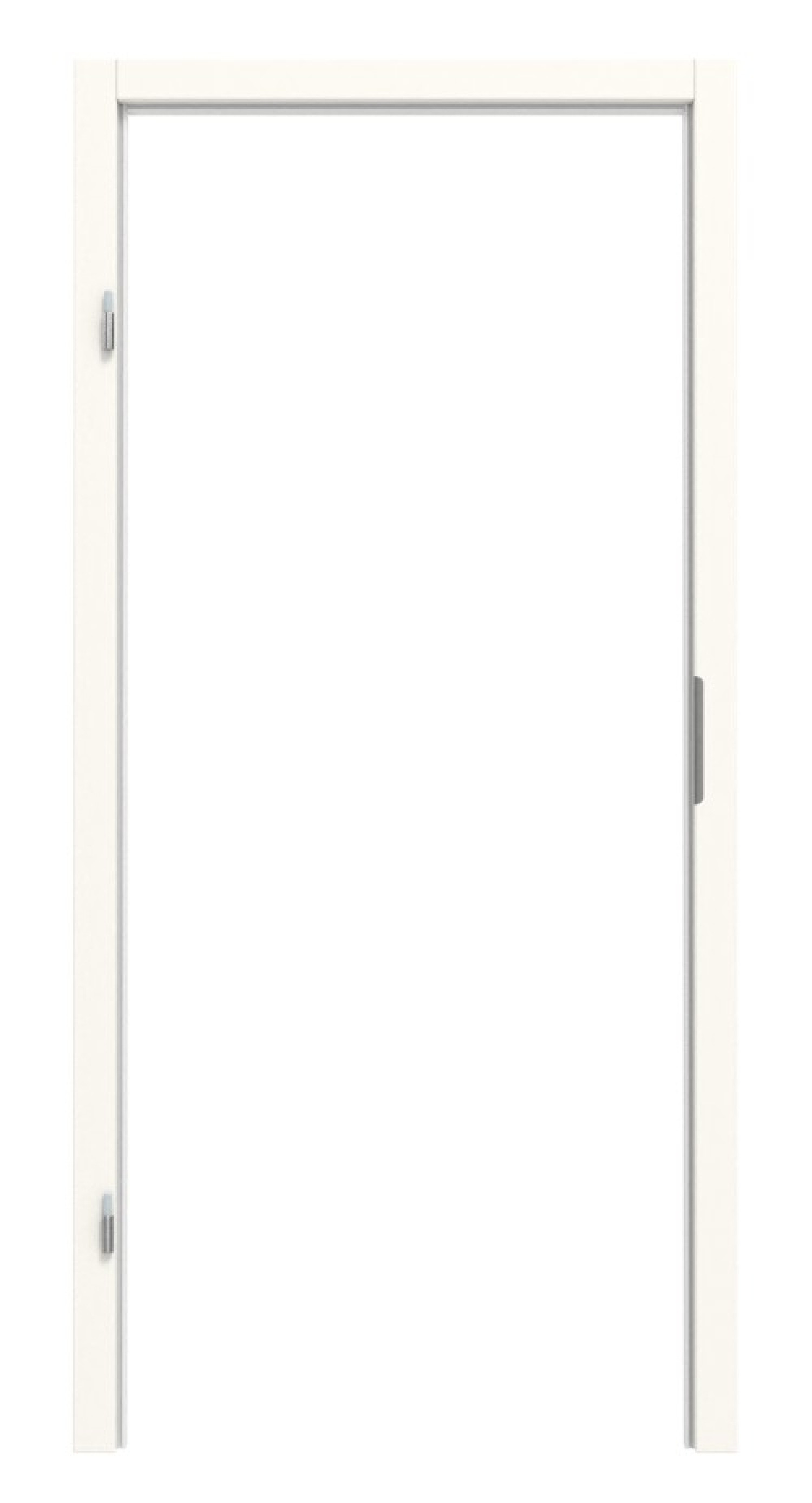 Blendrahmen 0105-60 Pearl White Resopal mit eckiger Kante 80x60mm - Deine Tür
