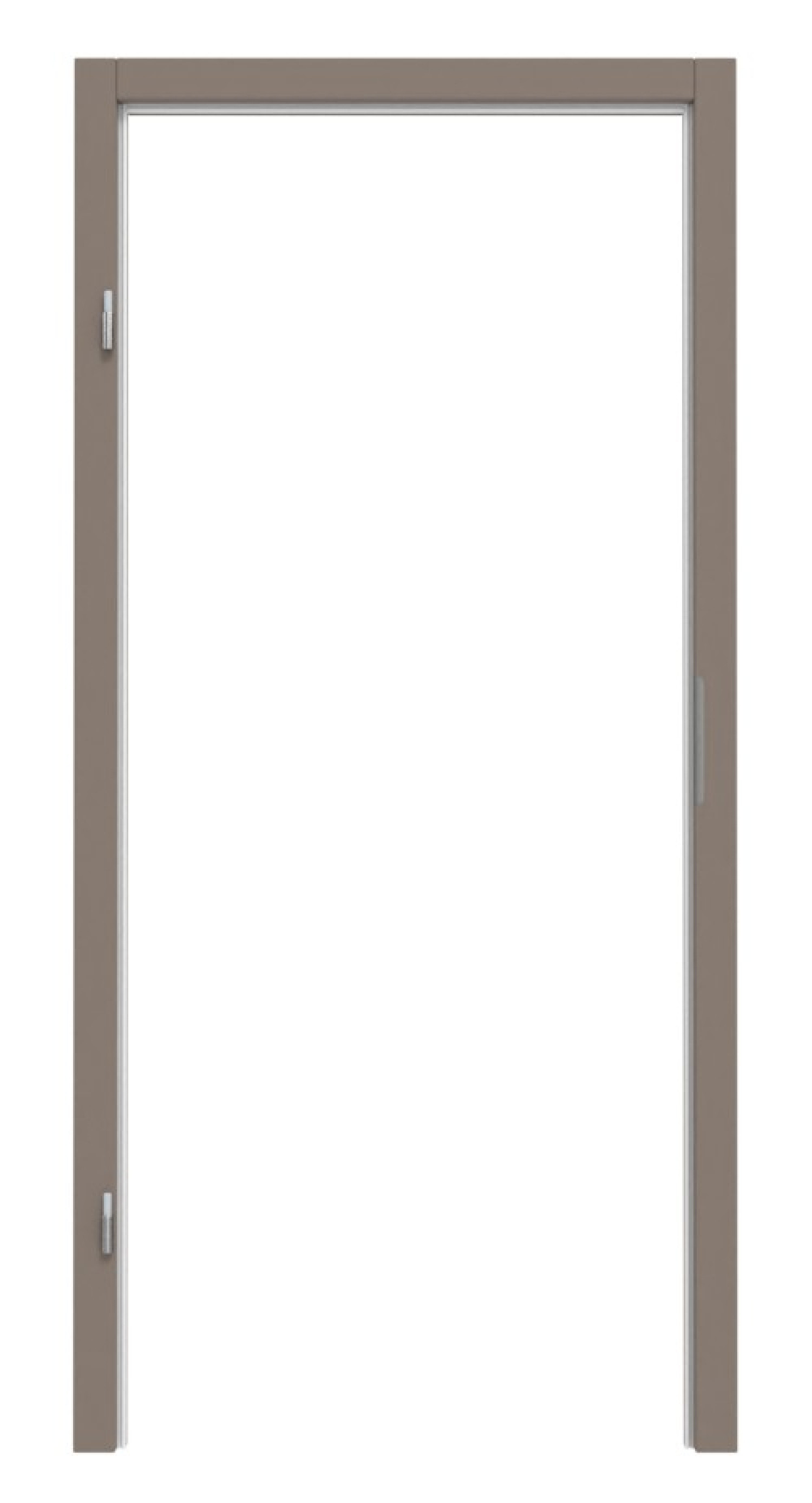 Blendrahmen D 96-60 Shadow Resopal mit eckiger Kante 80x60mm - Deine Tür