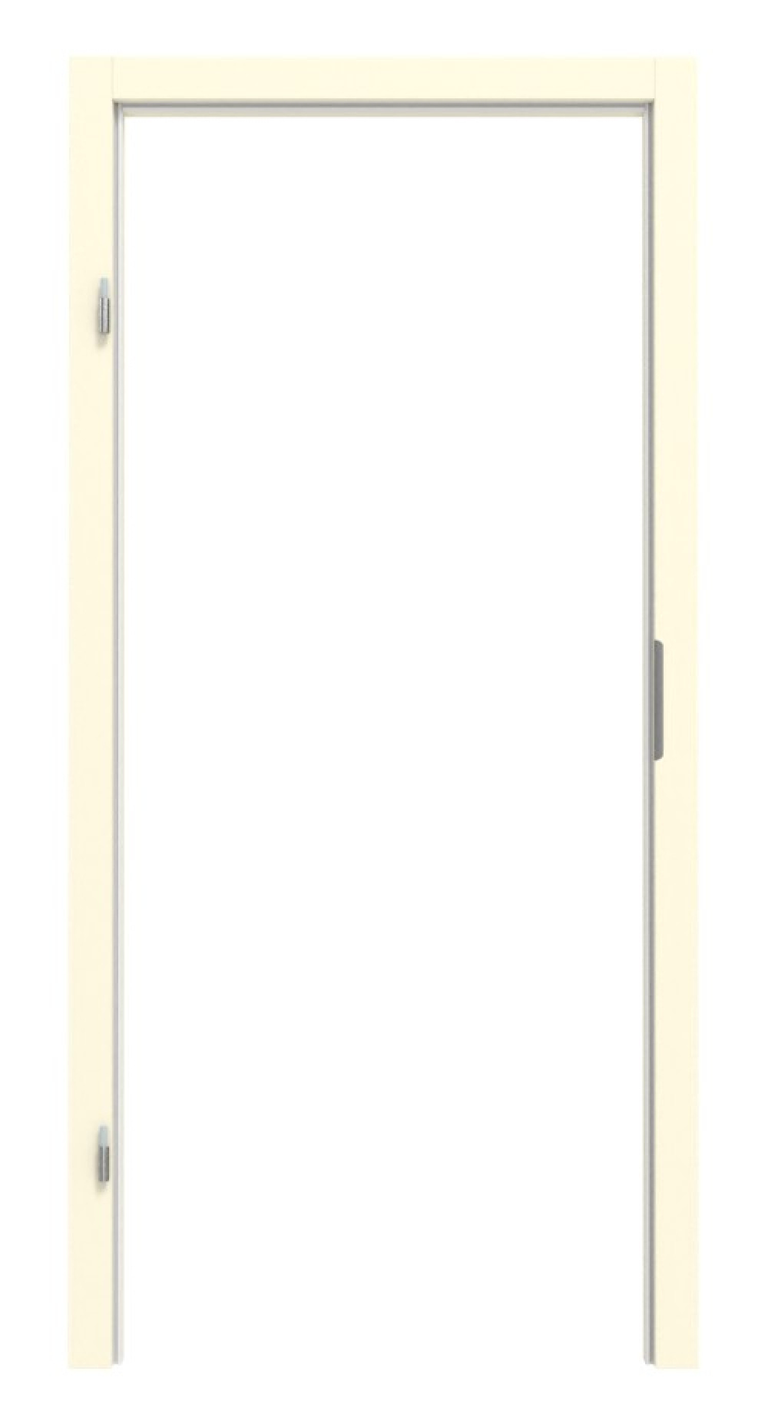 Blockrahmen D 435-60 Pongee Resopal mit eckiger Kante 80x60mm - Deine Tür