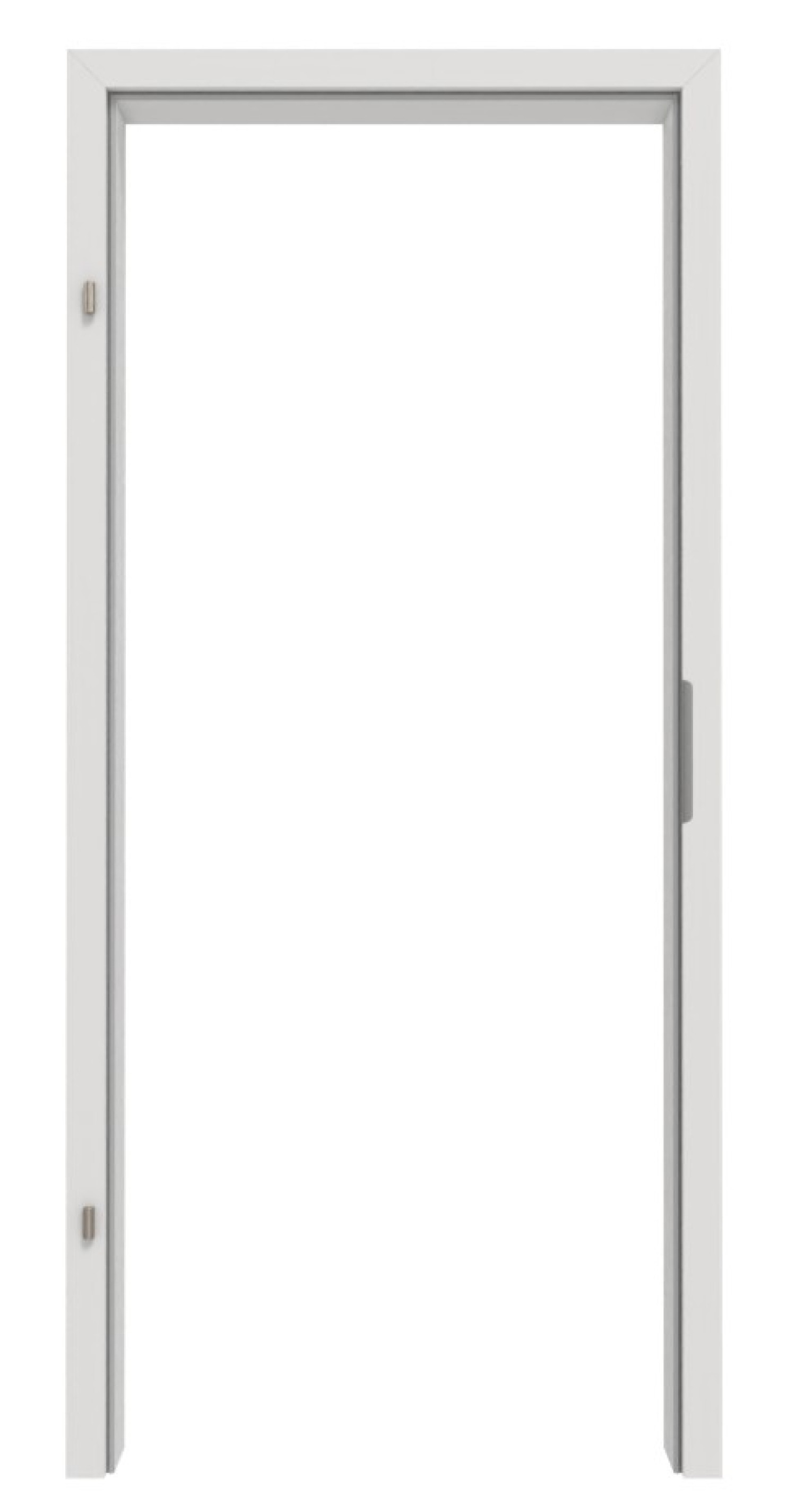 GARANT Zarge für Nassraumtüren 0160-60 Silver Grey Resopal mit eckiger Kante