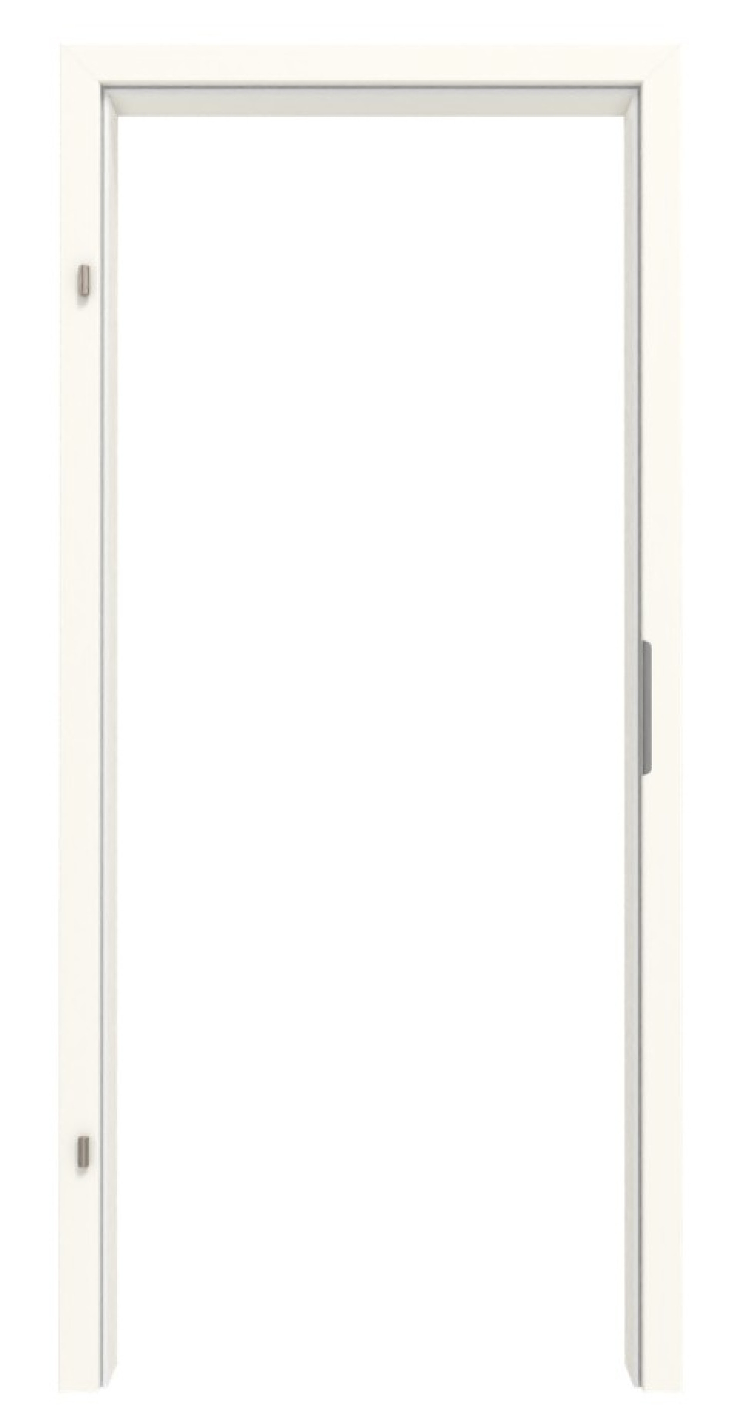 GARANT Zarge für Wärmeschutztüren 0105-60 Pearl White CePaL mit kleiner Rundkante