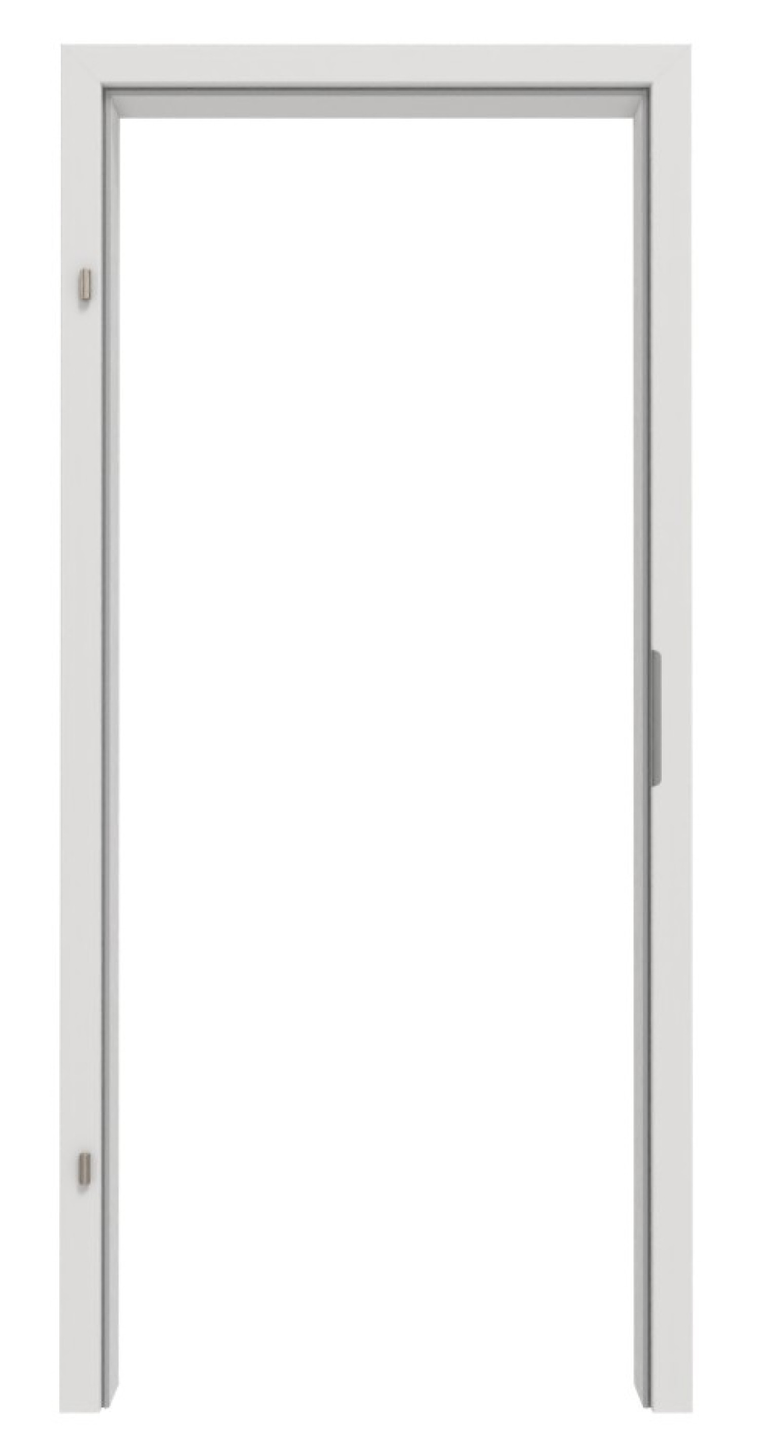 GARANT Zarge für Wärmeschutztüren 0160-60 Silver Grey CePaL mit kleiner Rundkante