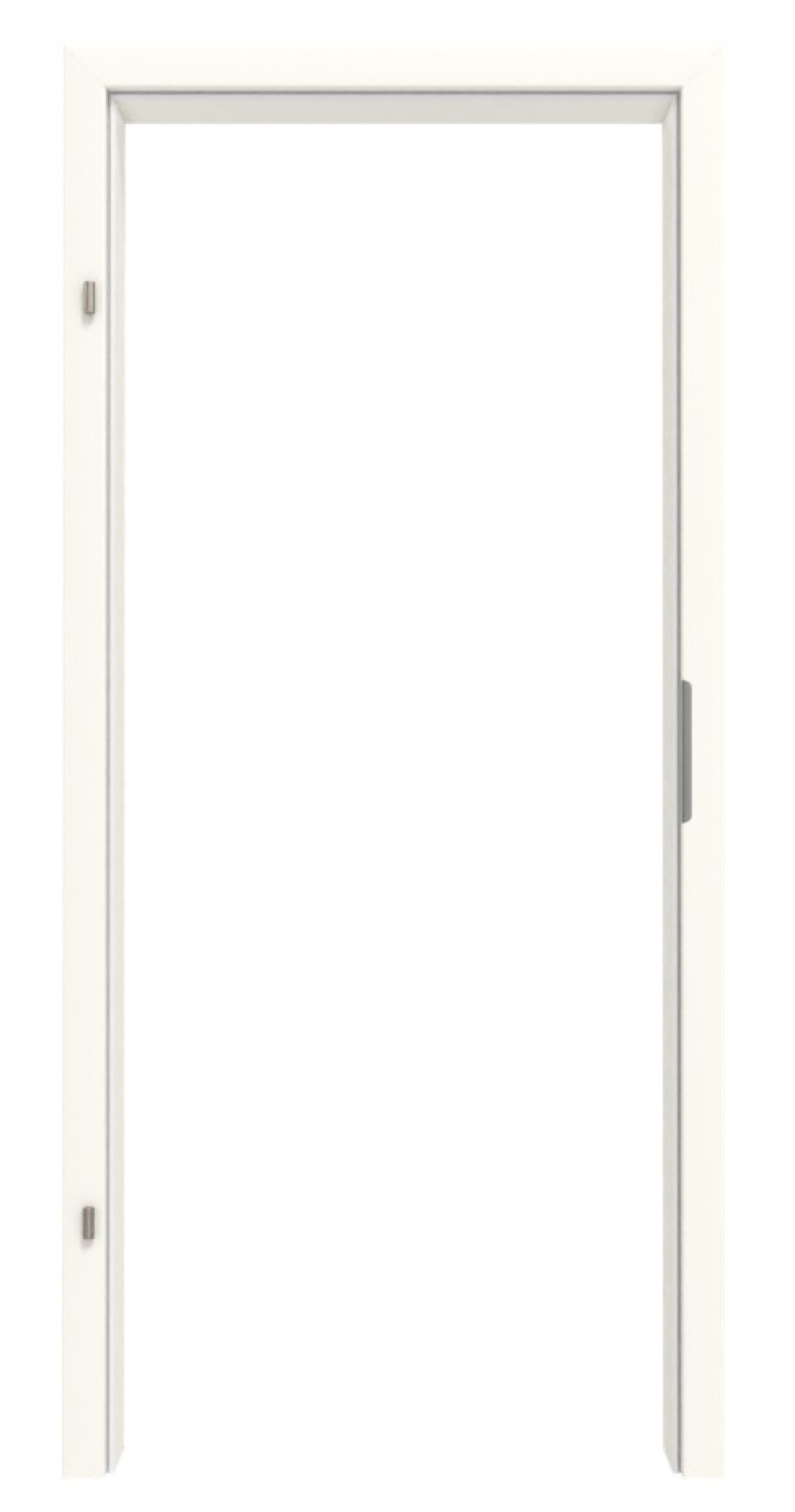 GARANT Zarge für Objektinnentüren 0105-60 Pearl White CePaL mit kleiner Rundkante