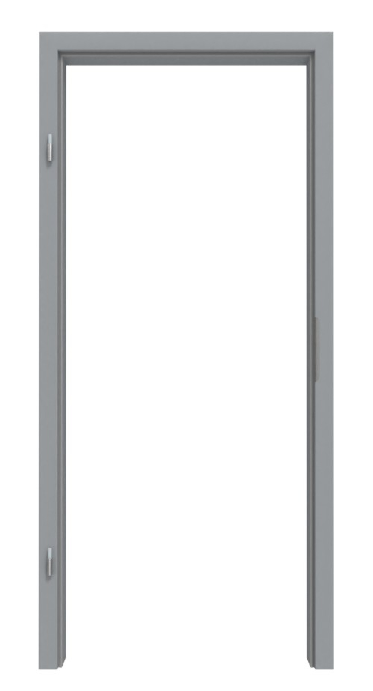 Zarge Flint Grey Laminat (CPL) Rundkante VZ-6