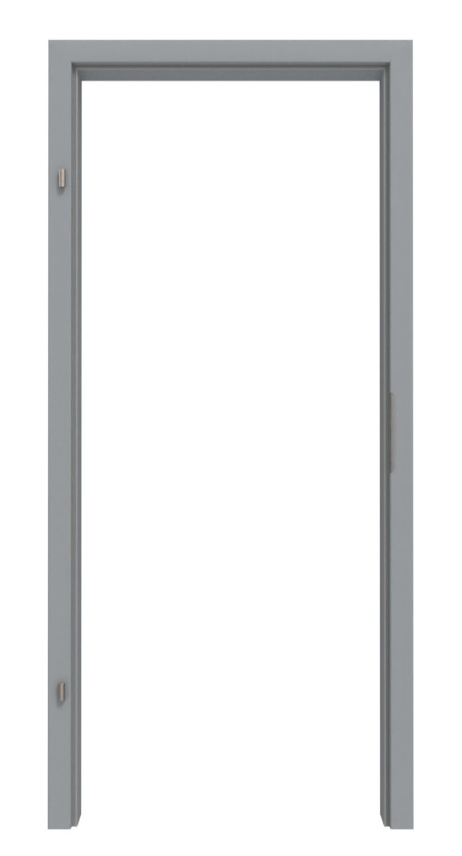 JELD-WEN Zarge für Schallschutztüren Flint Grey CPL mit runder Kante
