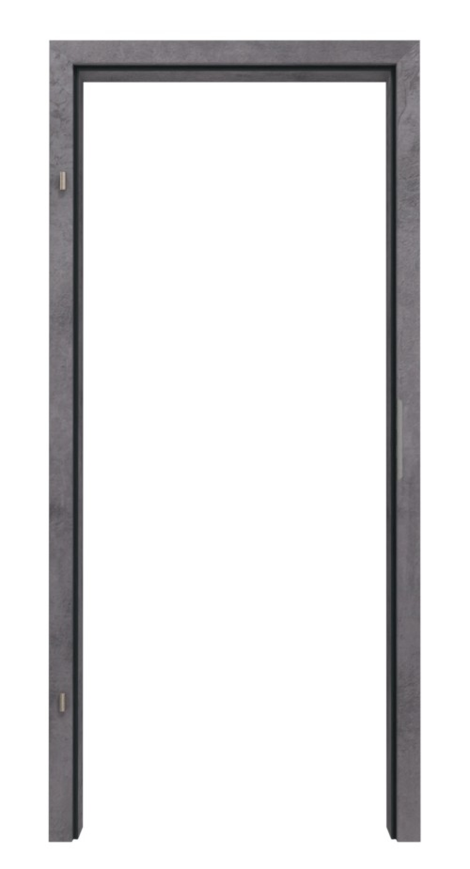 Bild von Trend Concrete Anthrazit Laminat (CPL) Brandschutzzarge Rundkante - Jeld-Wen