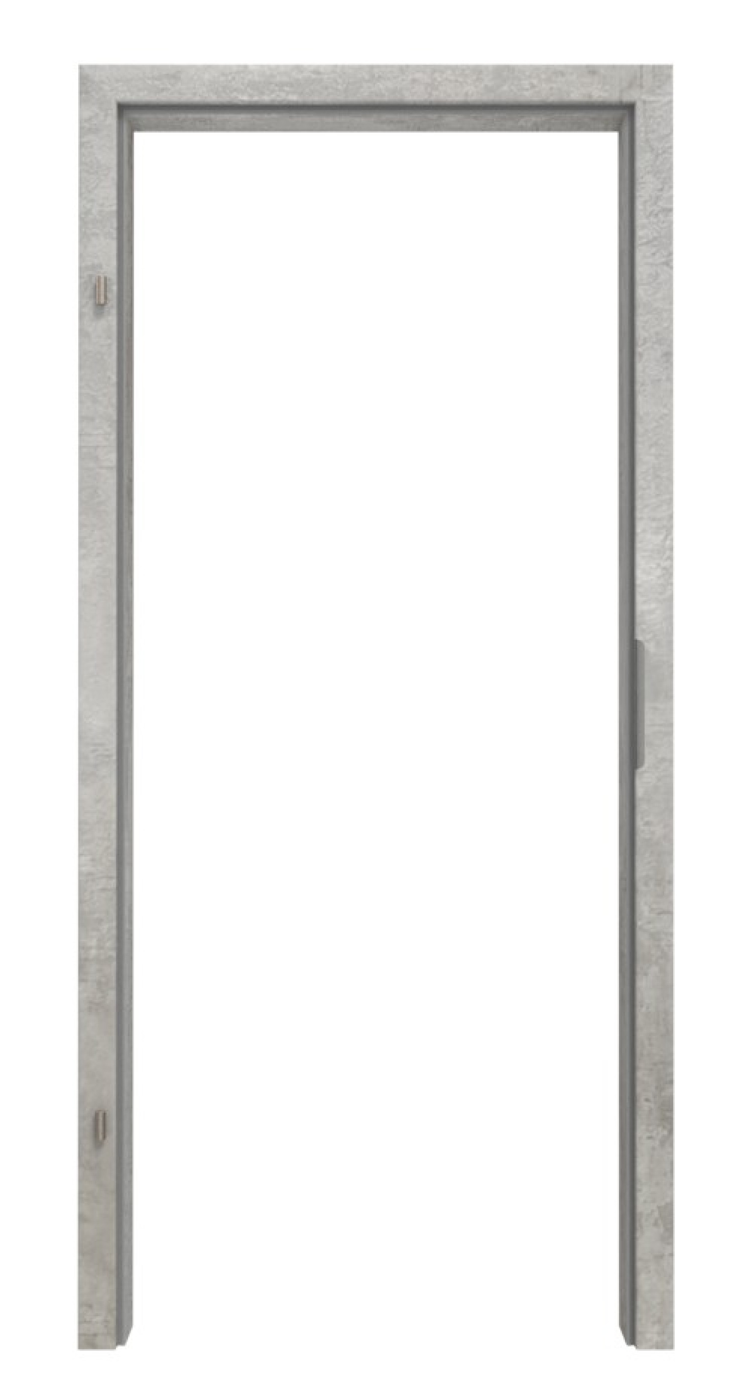 Bild von Brandschutzzarge Trend Concrete Hell Laminat (CPL) Rundkante - Jeld-Wen