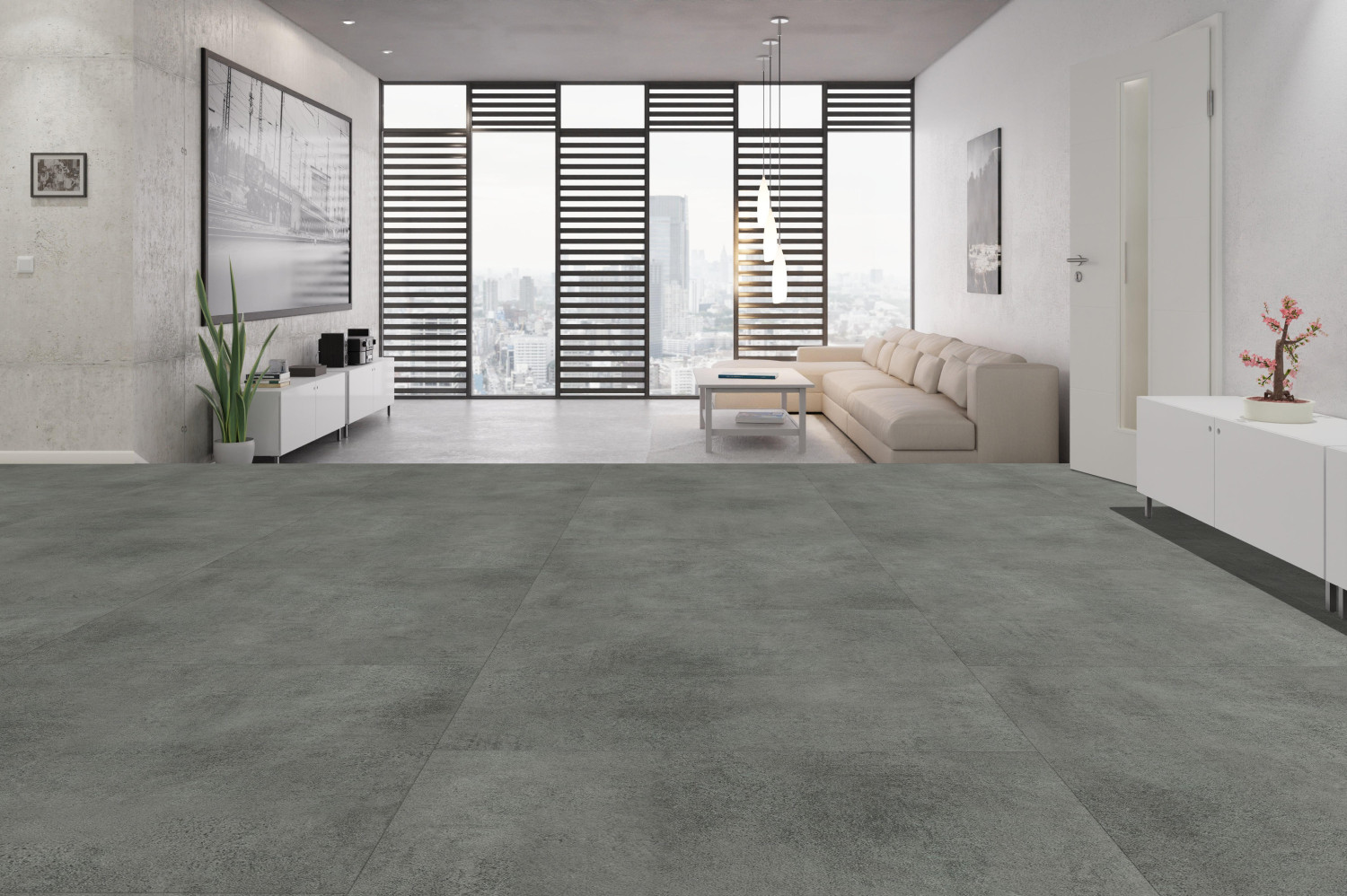 Ansicht von Design Vinylboden Meraco Comfortstep Tile Bild 1