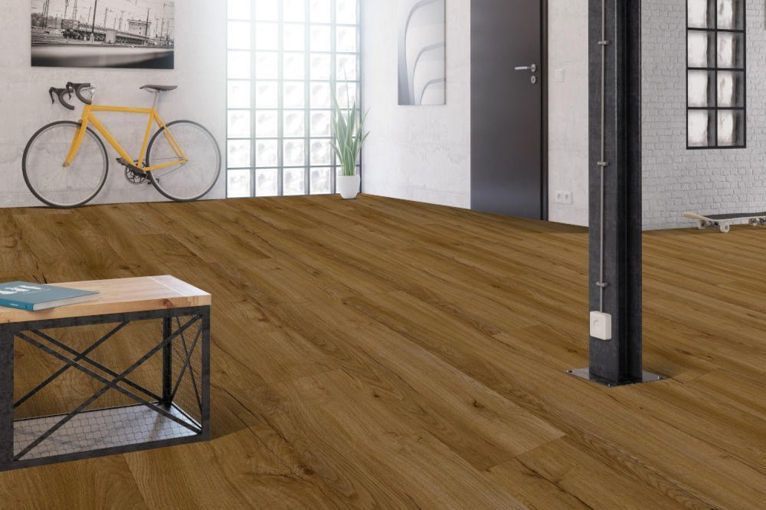 Design Klick-Vinylboden Eiche Vigota Comfortstep TS 1