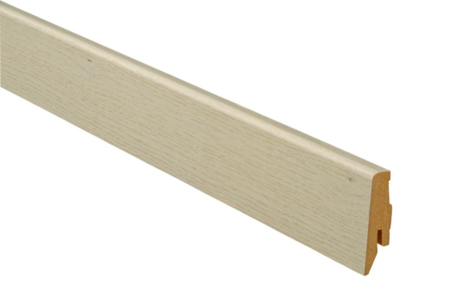 TER HÜRNE Furnier Sockelleiste Typ 60 Eiche lichtgrau (20 x 60 x 2600 mm)