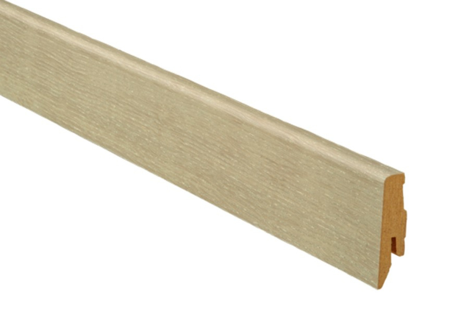 TER HÜRNE Furnier Sockelleiste Typ 60 Eiche unique silbergrau (20 x 60 x 2600 mm)