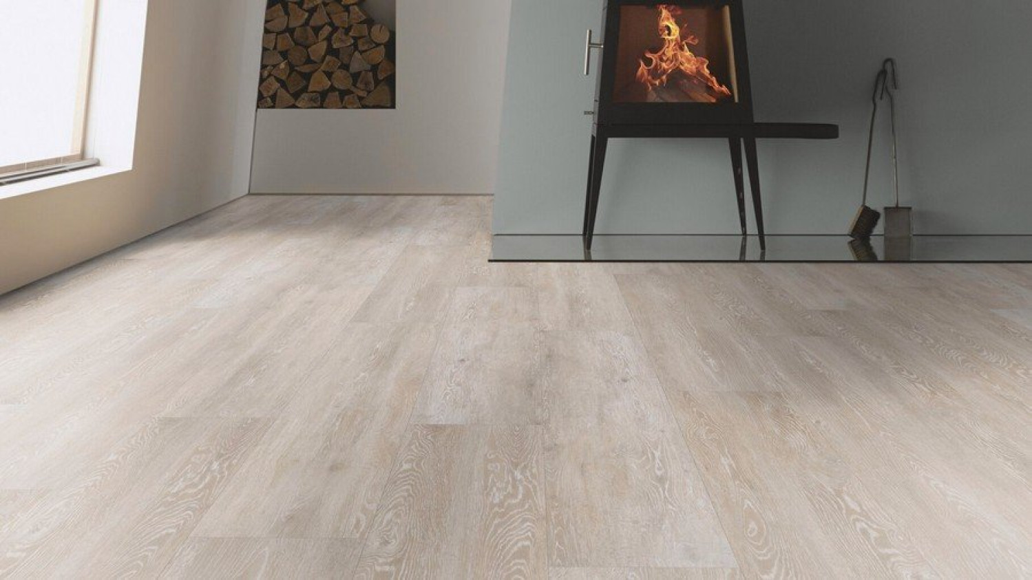 TER HÜRNE Klick-Vinyl Eiche Viborg gebürstet Landhausdiele Comfort Wood 