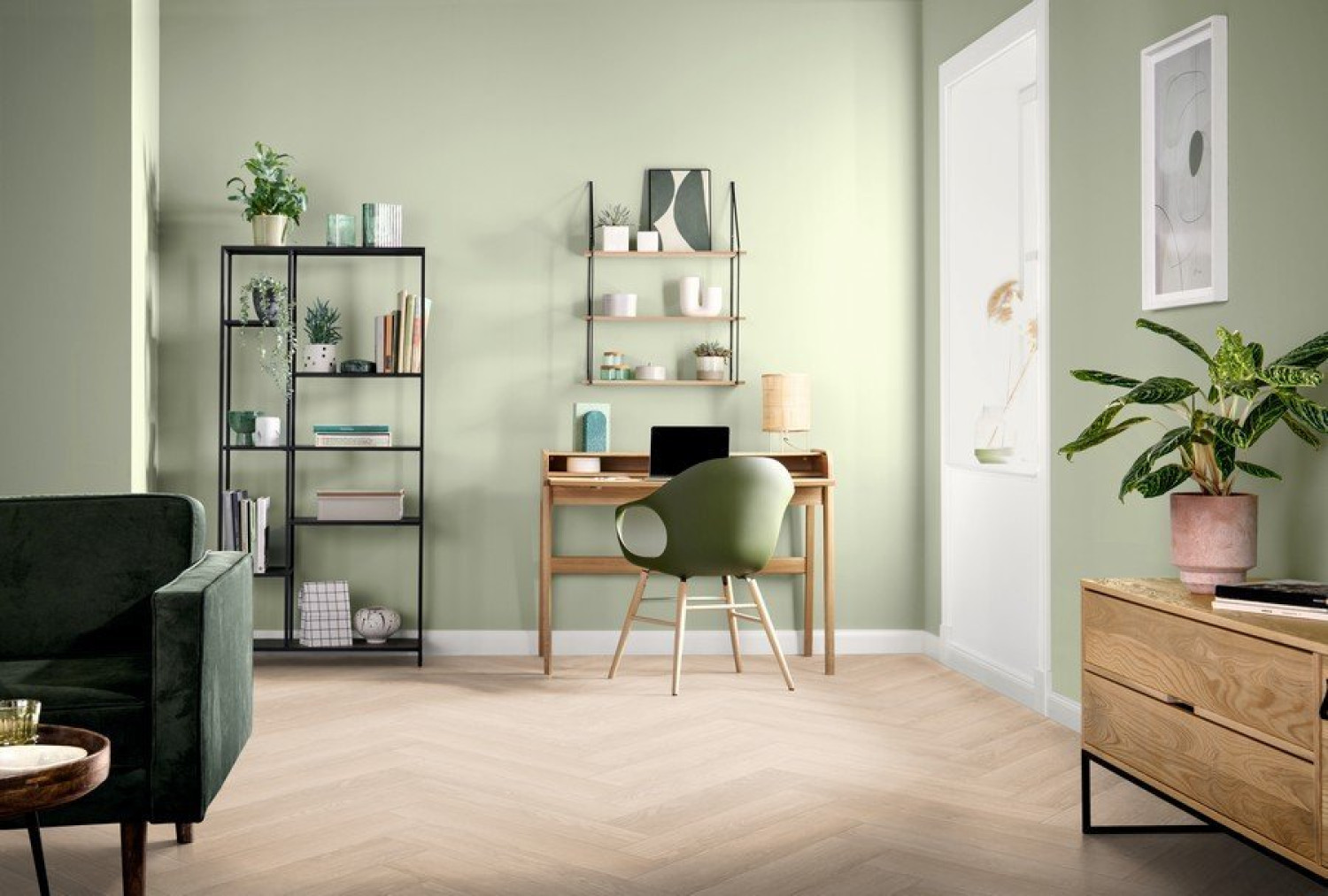 EGGER Laminat Baronia Eiche hell Herringbone NatureSense Herringbone