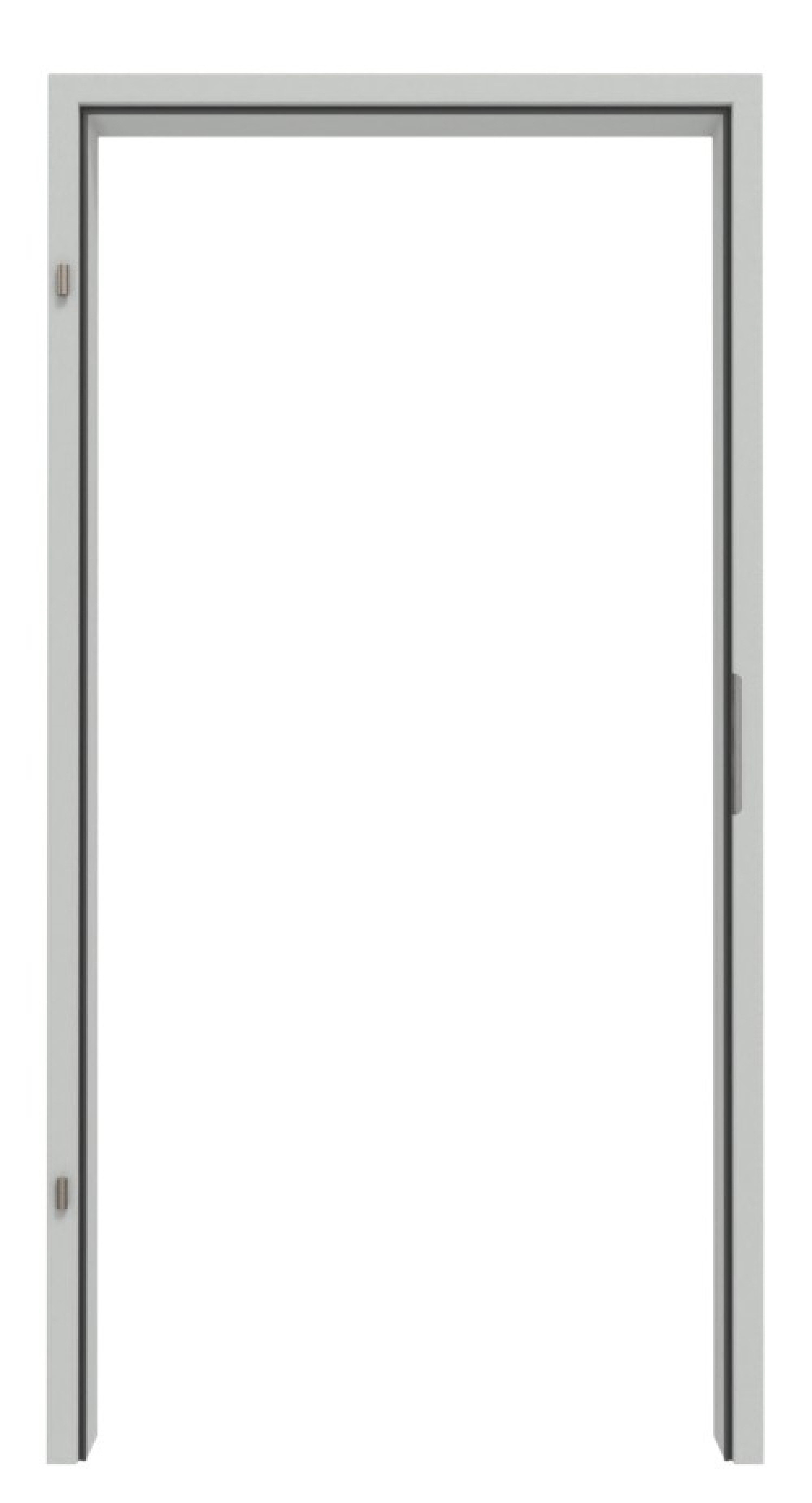 Frontansicht von HÖRMANN Stahl-Futterzarge VarioFix Express für alle Wandtypen