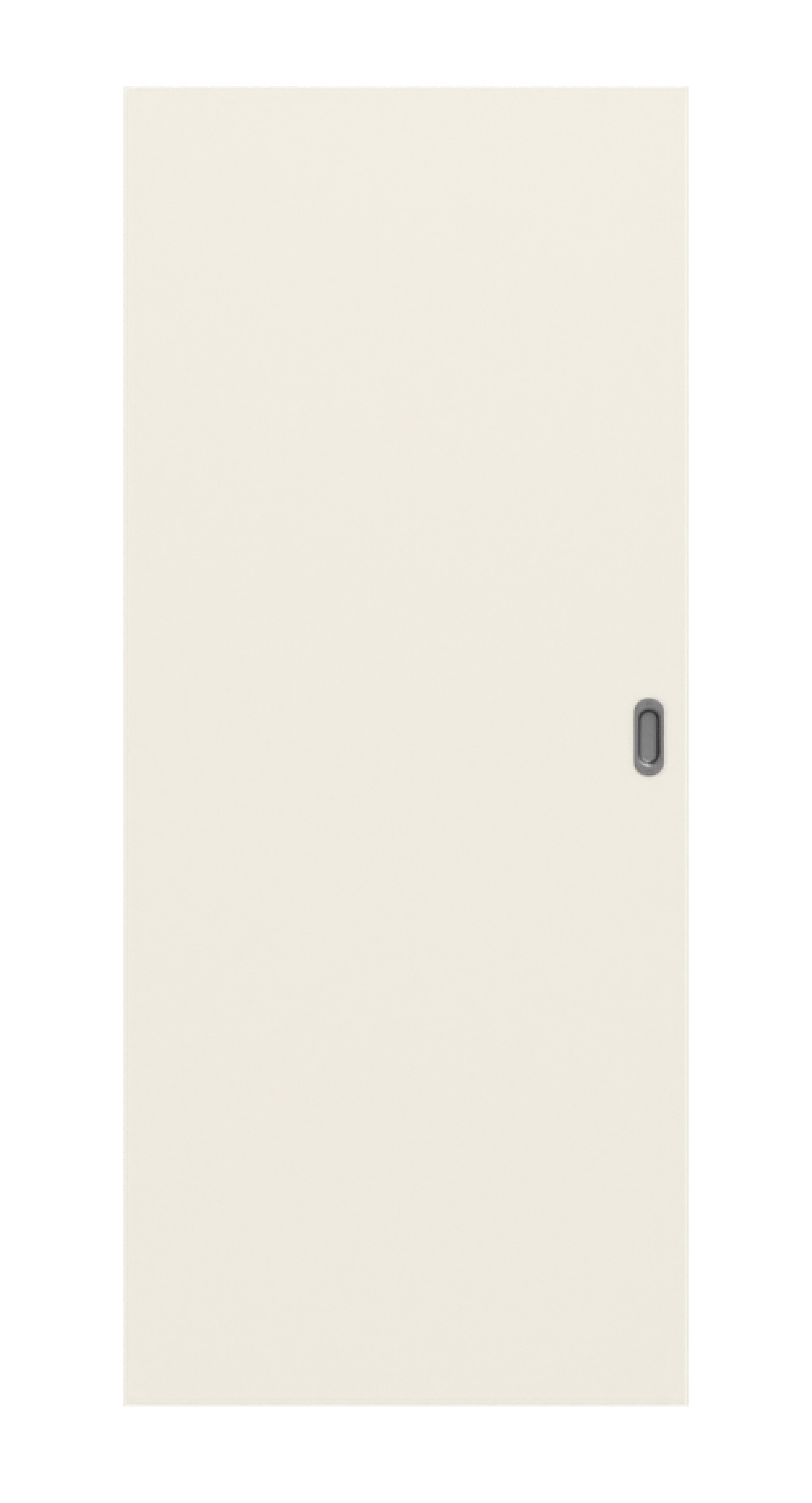 Frontbild von Weiß ähnlich RAL 9010 Basic Lack Schiebetür - Huga