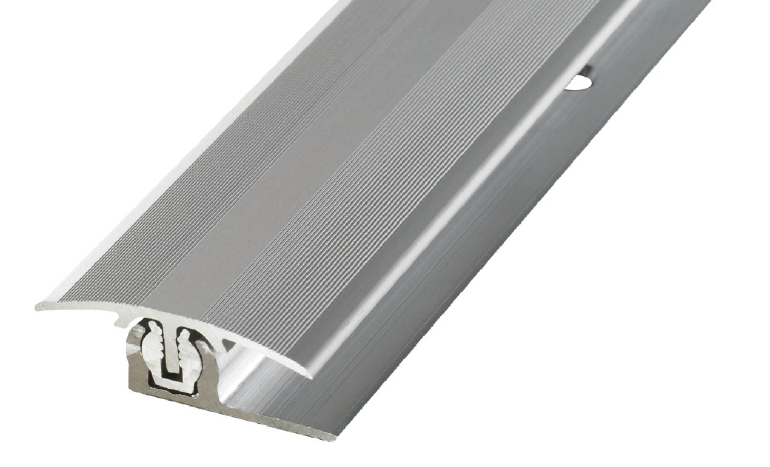 Ansicht von PROVARIO Uni Übergangsprofil Aluminium 7-18mm eloxiert Silber 90cm - Proline