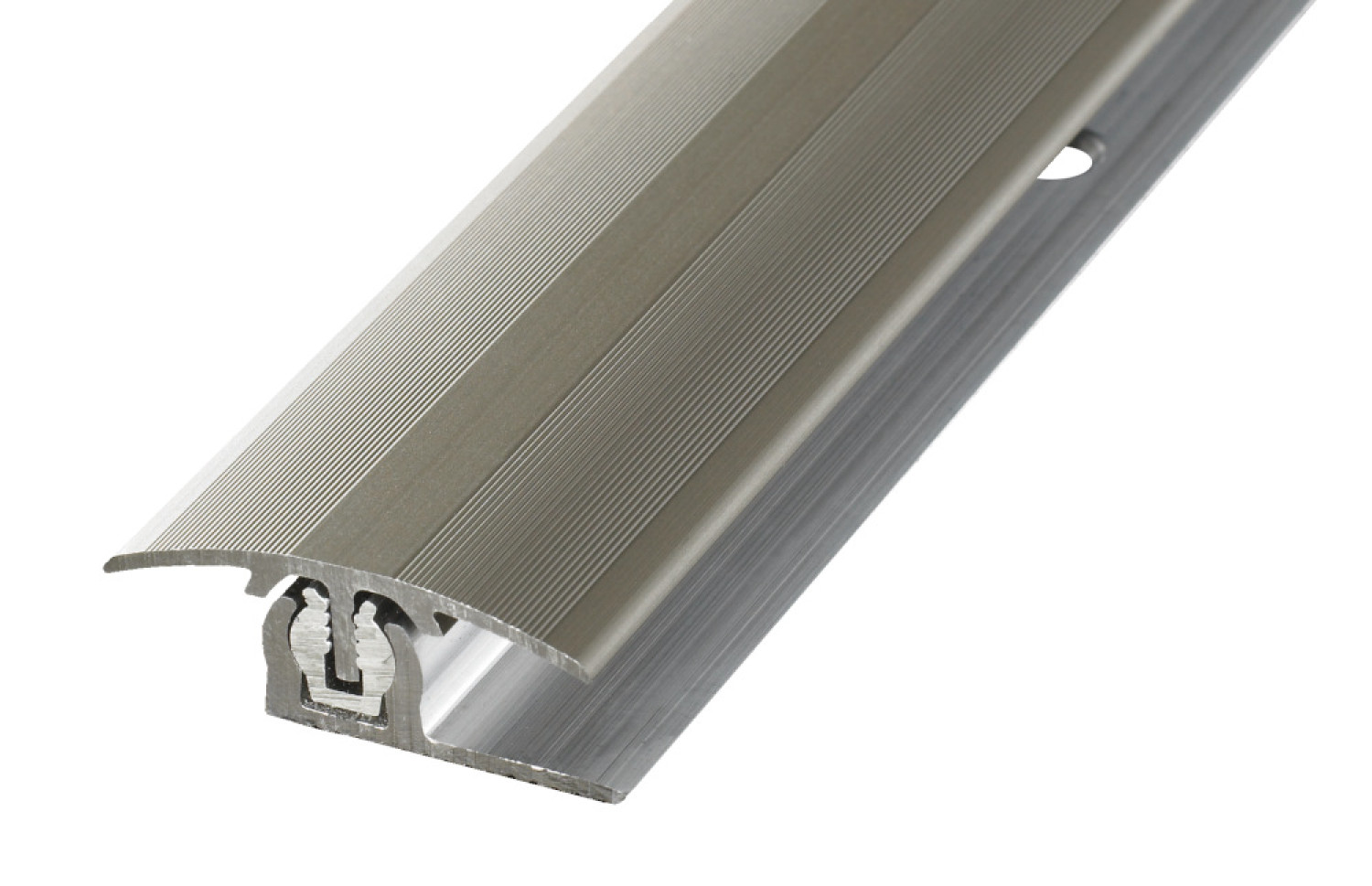 PROLINE PROVARIO Uni Übergangsprofil Aluminium 7-18mm eloxiert Edelstahl 270cm
