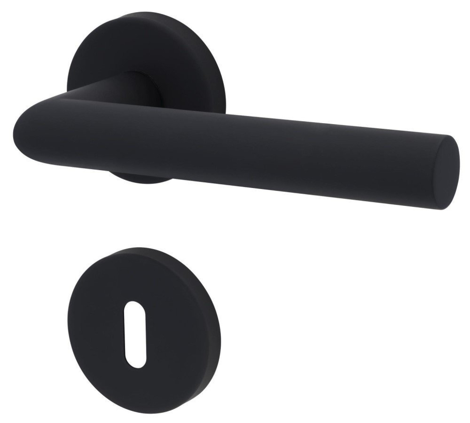 1. Bild von SÜDMETALL Türgriff Ronny II - R Soft Touch Schwarz Top Speed