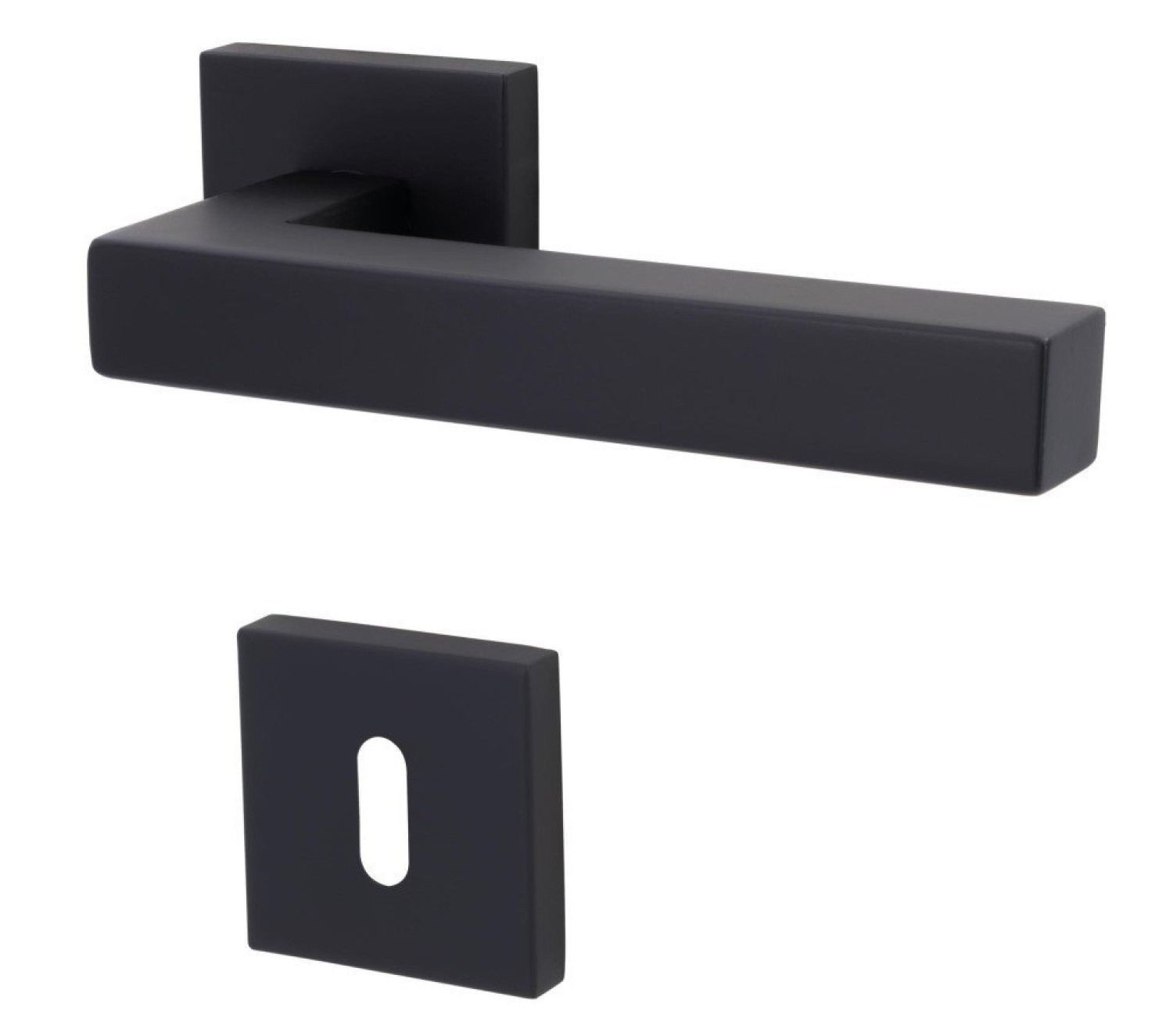 SÜDMETALL Türgriff Galina II Quadro-R Schwarz matt Top Speed