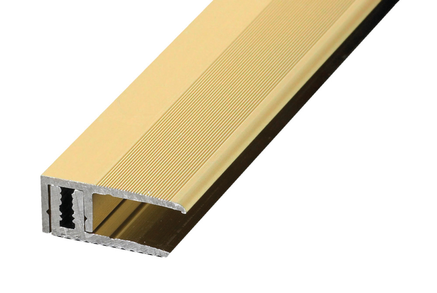 PROLINE PROVARIO Uni Abschlussprofil Aluminium 7-18mm eloxiert Champagne 100cm