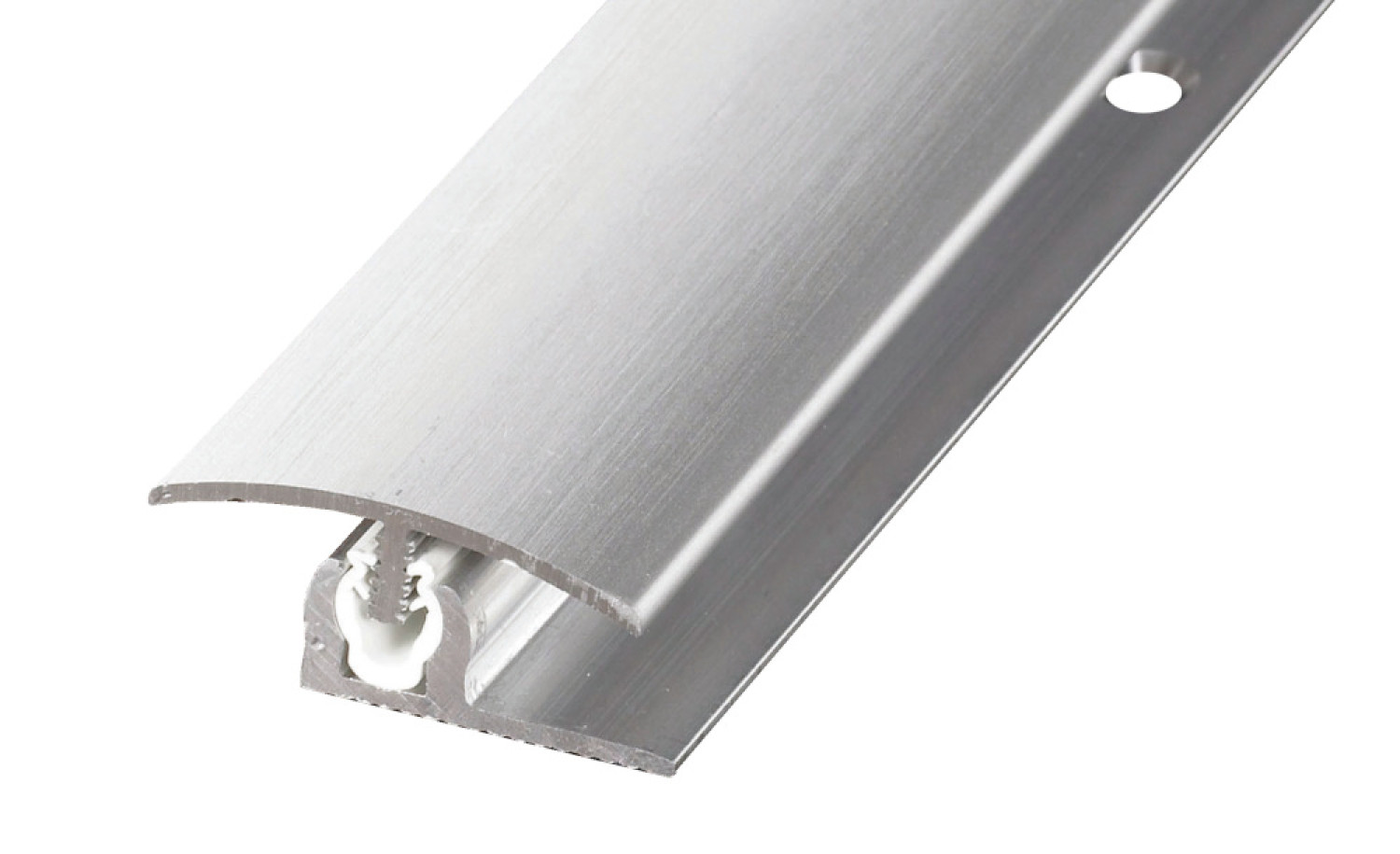 Ansicht von PROVARIOclip Uni Übergangsprofil Aluminium 7-18mm eloxiert Silber gebürstet 270cm - Proline