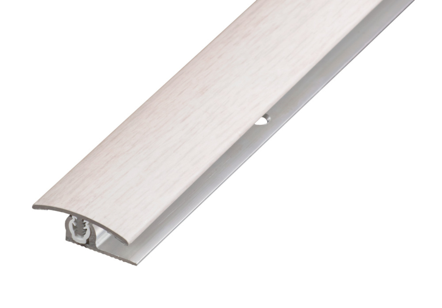 PROLINE PROVARIOclip Uni Übergangsprofil Aluminium 7-18mm Dekorfolie Eiche hell 100cm