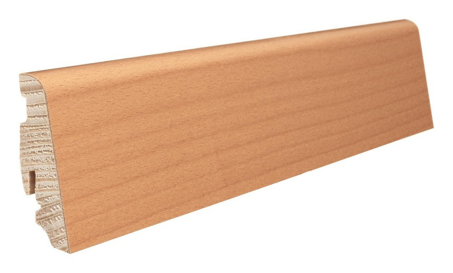 HARO Sockelleiste für Parkett Buche gedämpft furniert matt versiegelt (19 x 58 x 2200 mm)